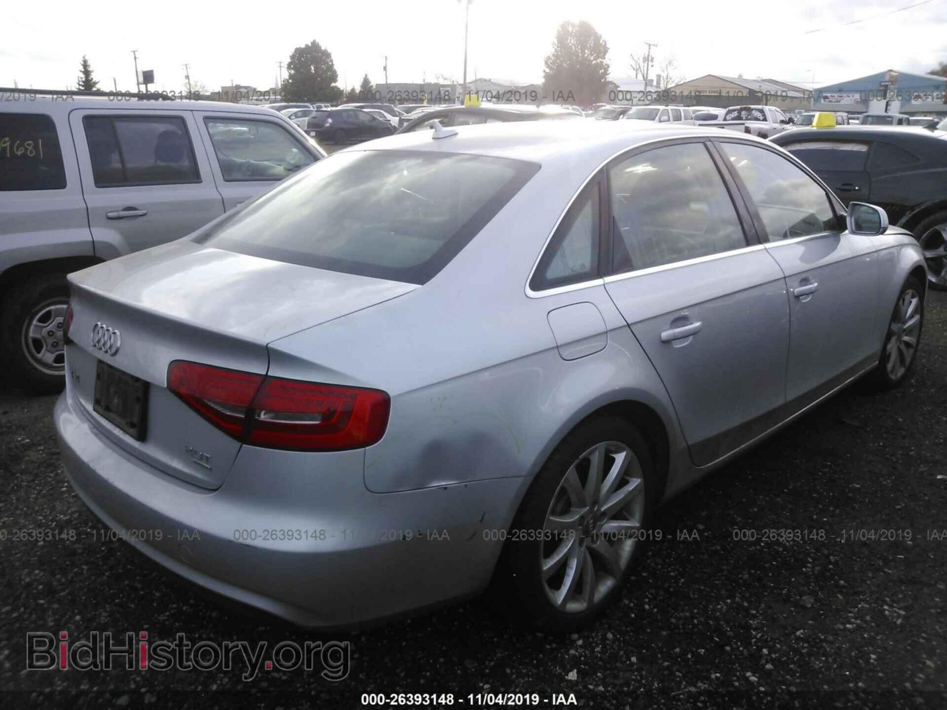 2013 AUDI A4 - VIN: WAUFFAFL5DN003966 - Фото 4