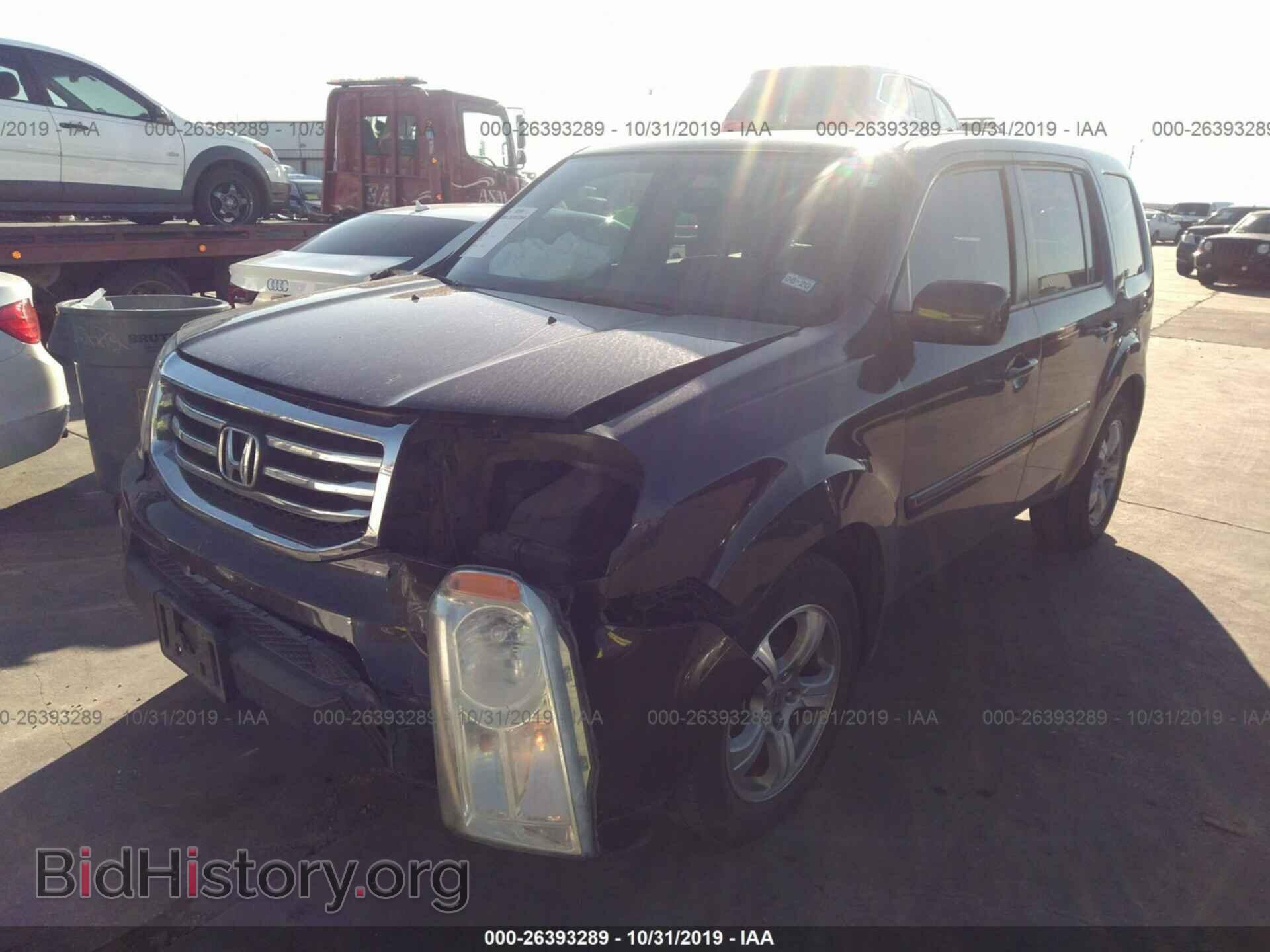 2013 HONDA PILOT - VIN: 5FNYF3H56DB045115 - Фото 2