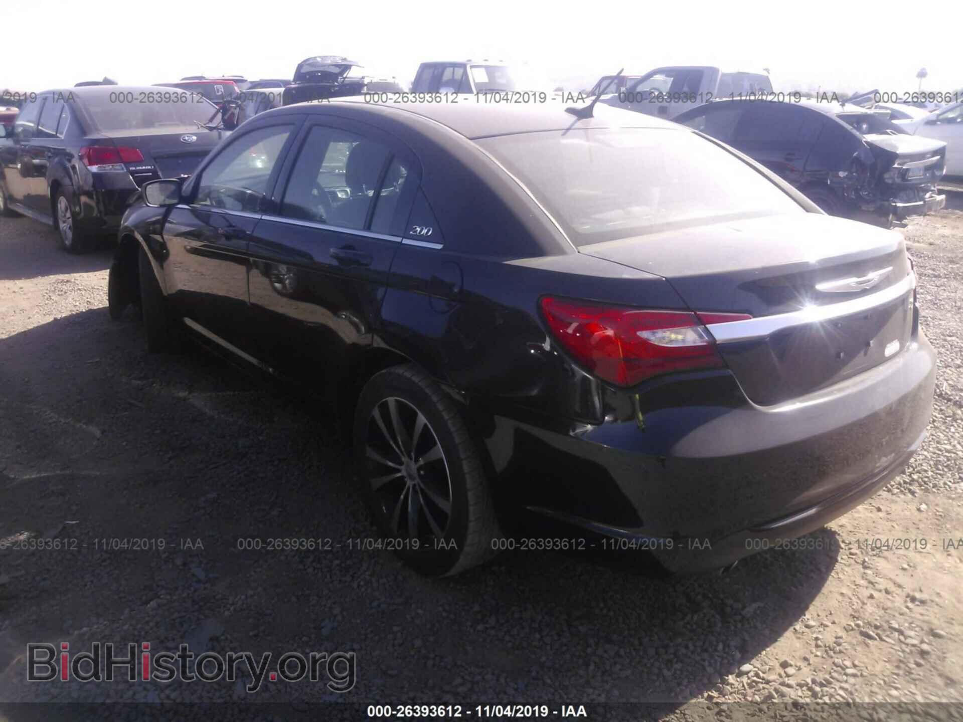 2012 CHRYSLER 200 - VIN: 1C3CCBBGXCN307665 - Фото 3