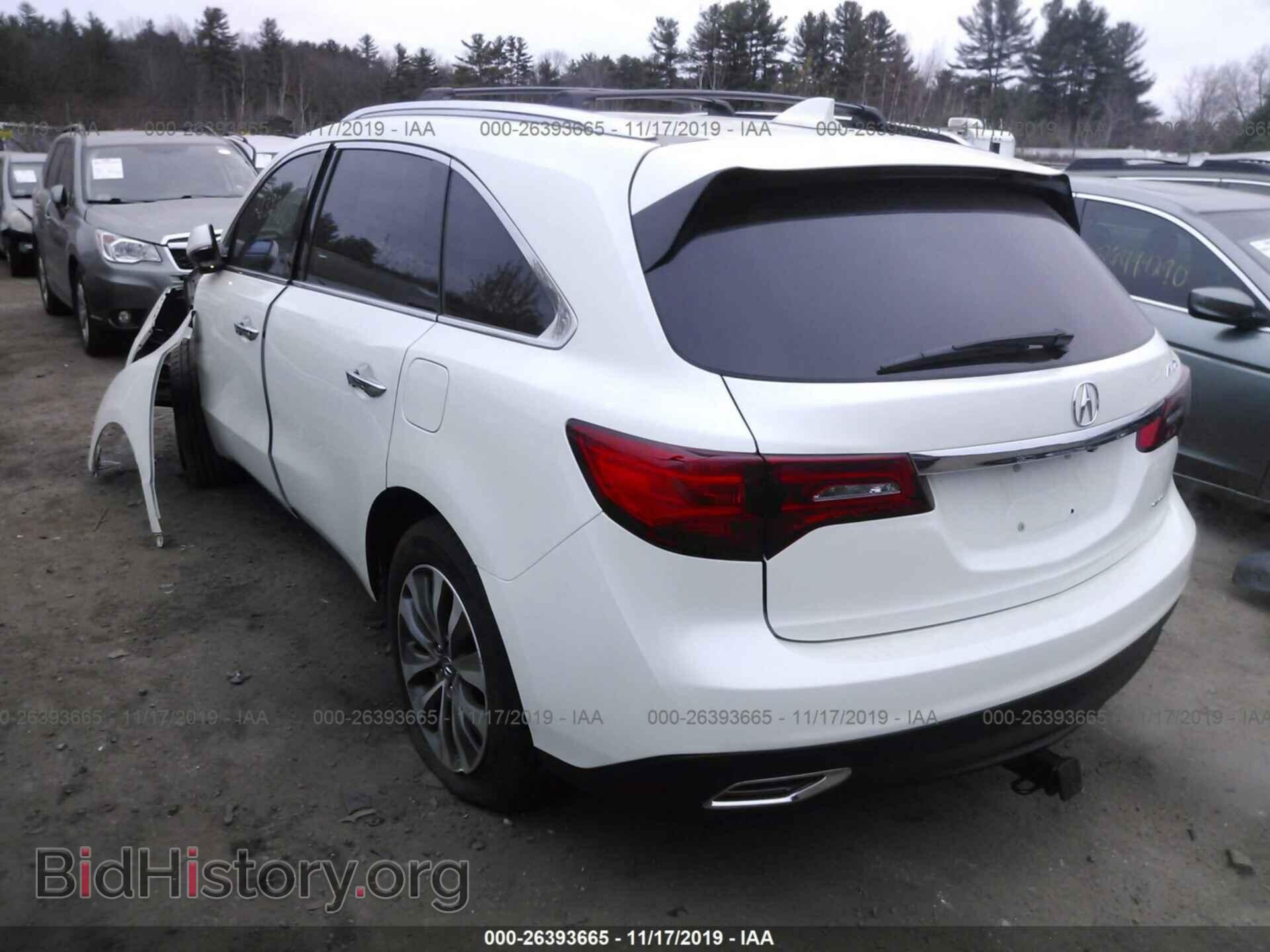 2015 ACURA MDX - VIN: 5FRYD4H69FB011918 - Фото 3