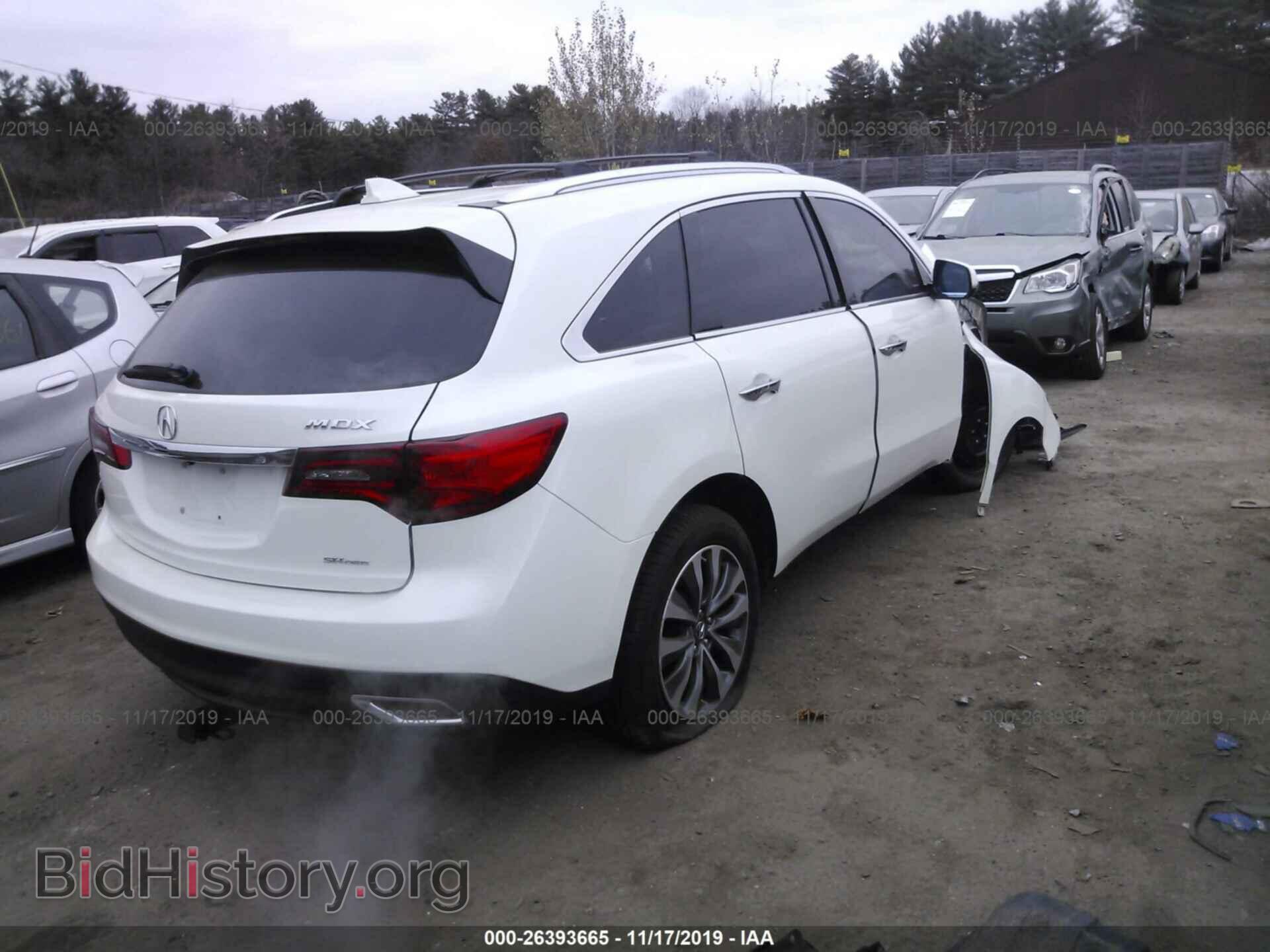 2015 ACURA MDX - VIN: 5FRYD4H69FB011918 - Фото 4