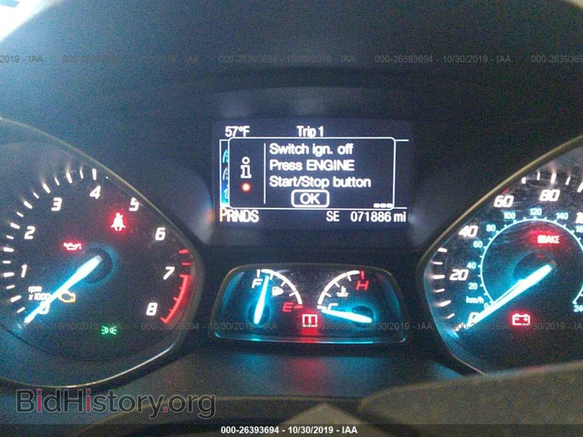 2014 FORD ESCAPE - VIN: 1FMCU9J93EUD18872 - Фото 7