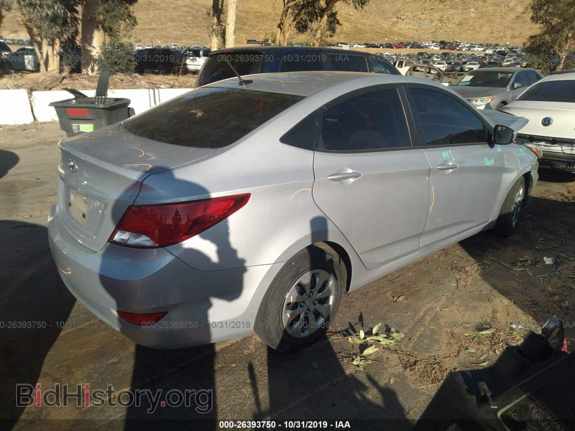 2016 HYUNDAI ACCENT - VIN: KMHCT4AE6GU077072 - Фото 4