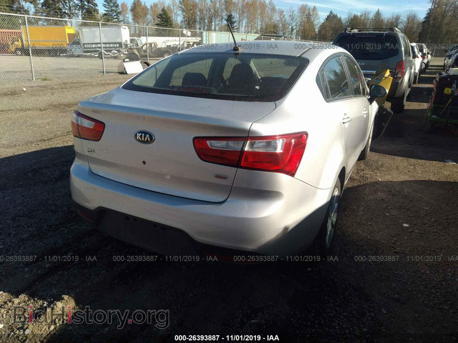 2013 KIA RIO - VIN: KNADM4A31D6317839 - Фото 4