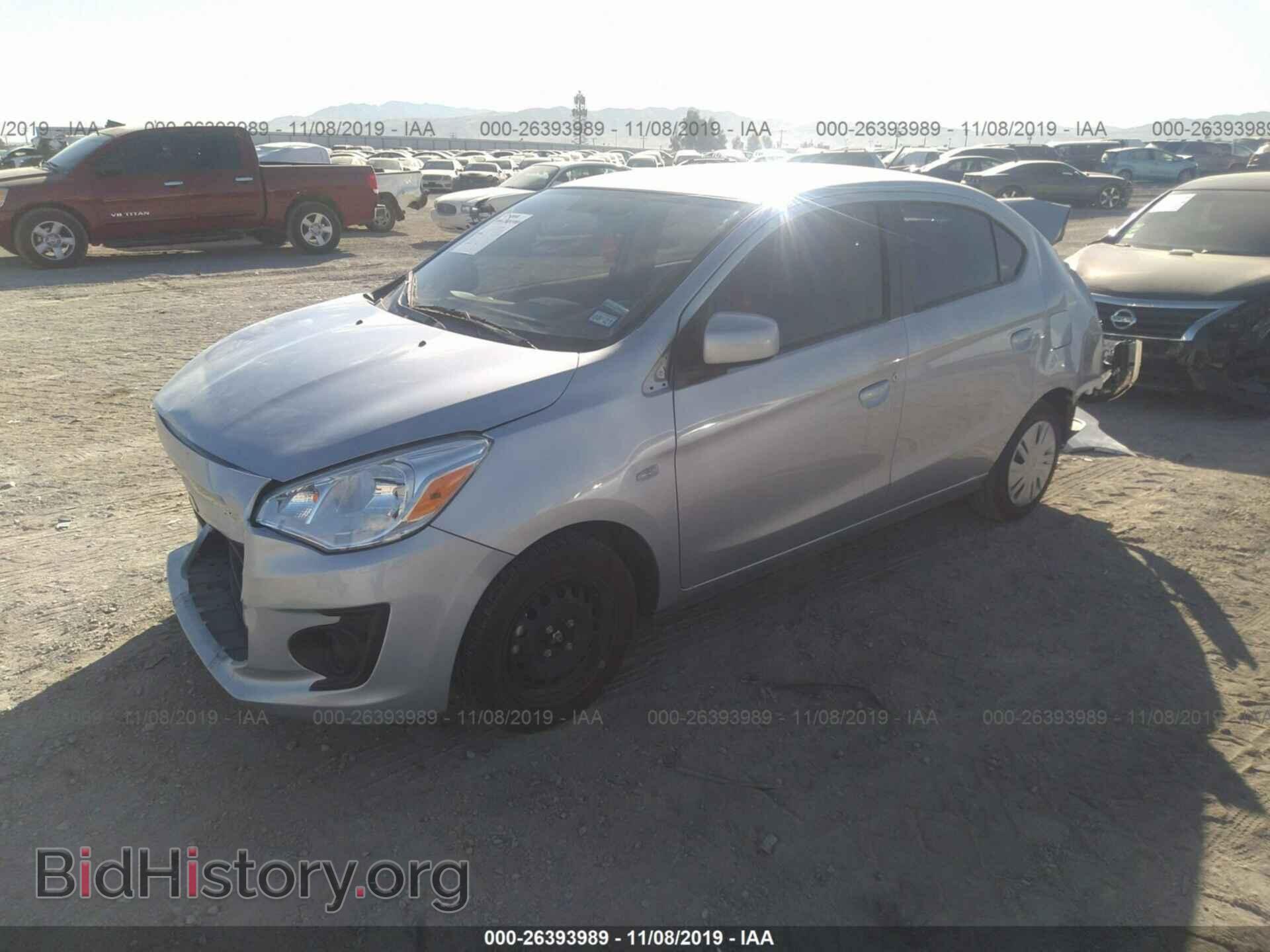 2019 MITSUBISHI MIRAGE - VIN: ML32F3FJ3KHF16145 - Фото 2
