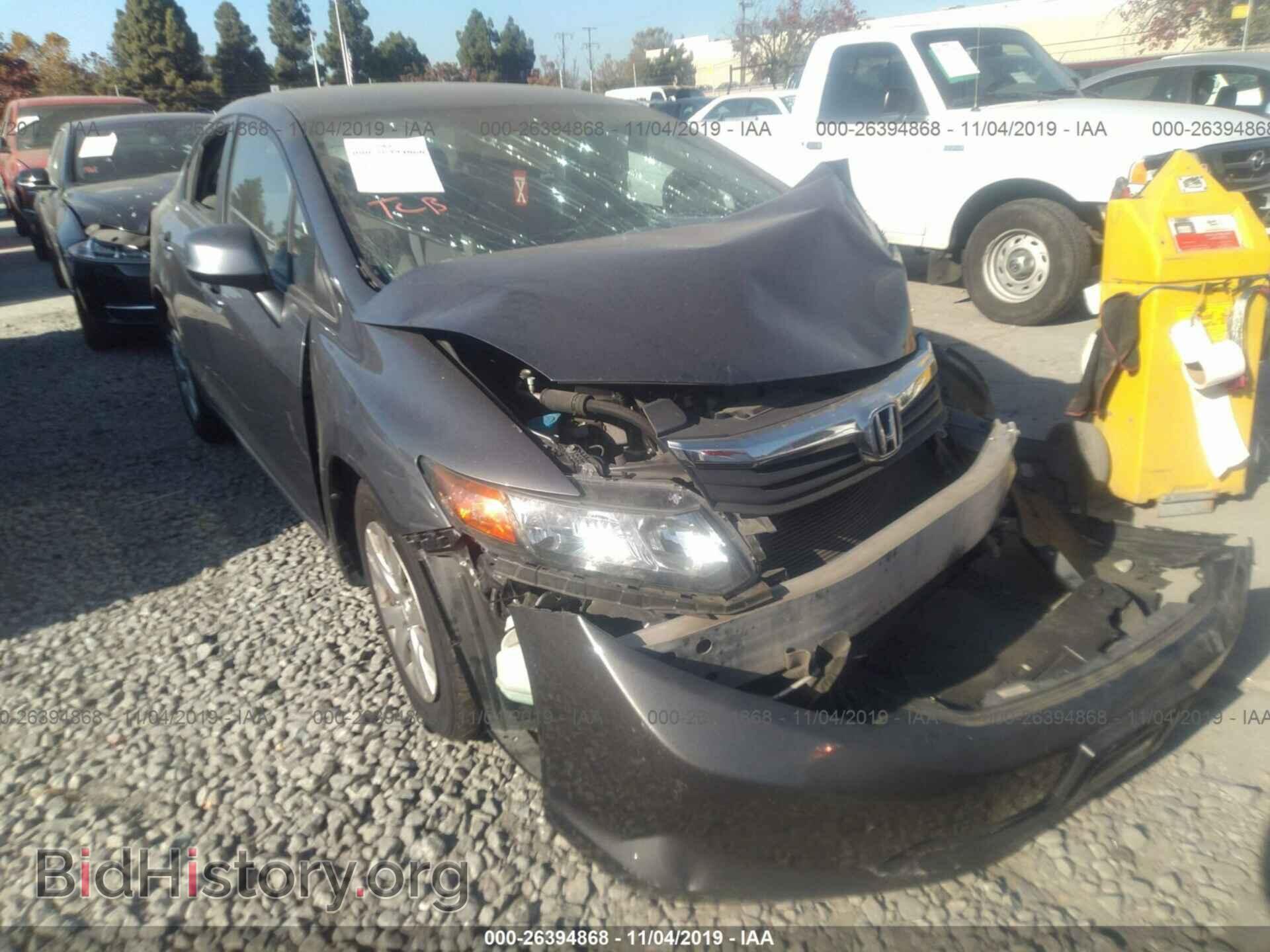 Фотография 19XFB2F55CE327752 - HONDA CIVIC 2012