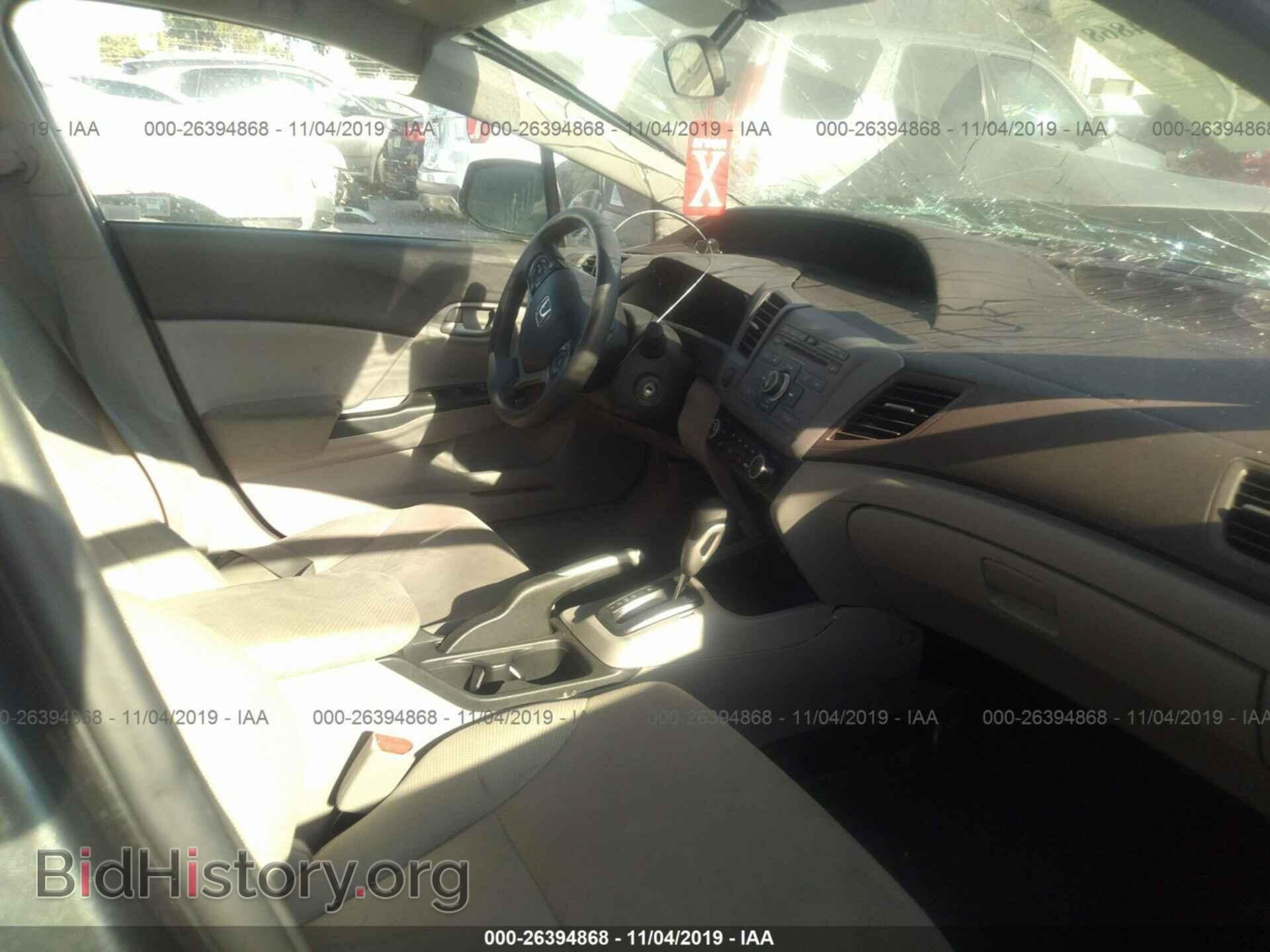 2012 HONDA CIVIC - VIN: 19XFB2F55CE327752 - Фото 5