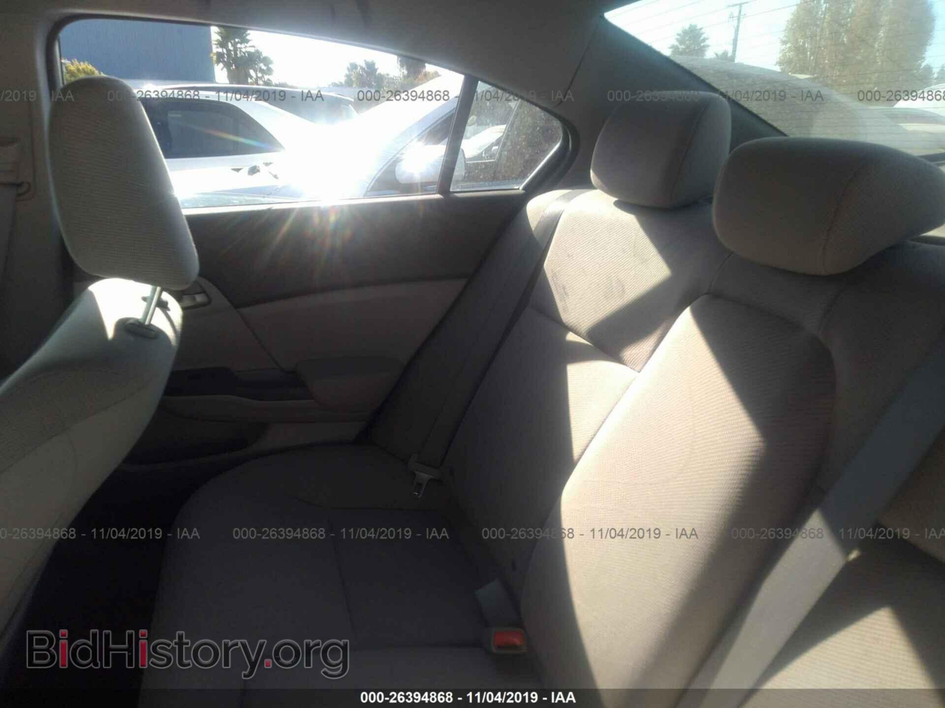 2012 HONDA CIVIC - VIN: 19XFB2F55CE327752 - Фото 8