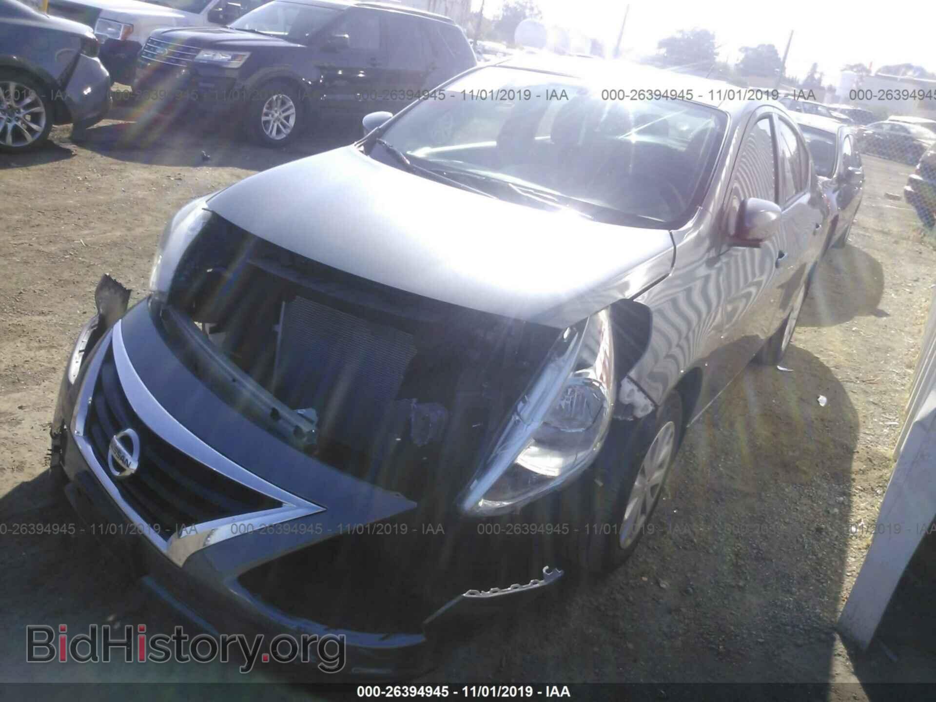 2019 NISSAN VERSA - VIN: 3N1CN7AP3KL870434 - Фото 2