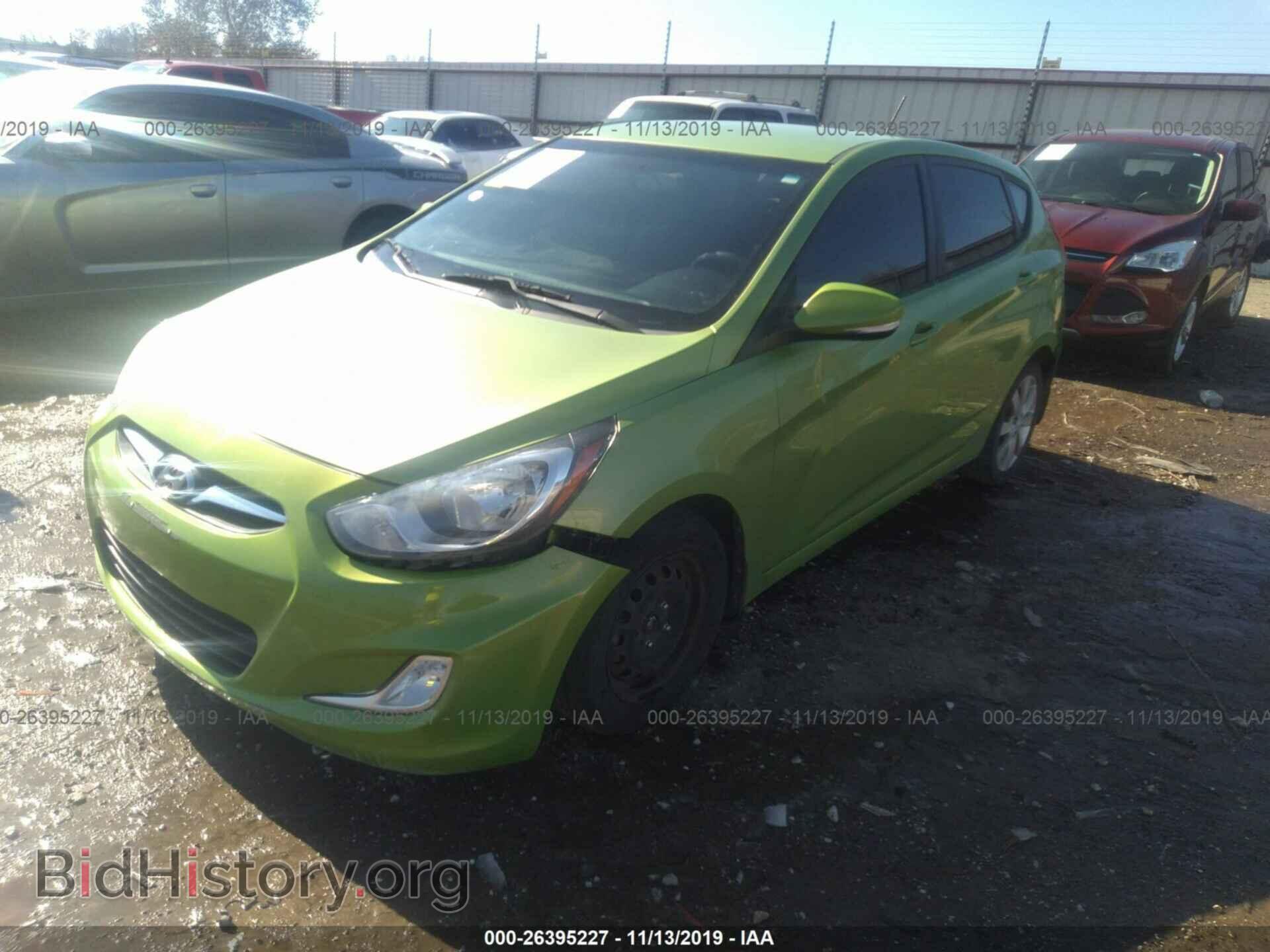 2013 HYUNDAI ACCENT - VIN: KMHCU5AE7DU062370 - Фото 2