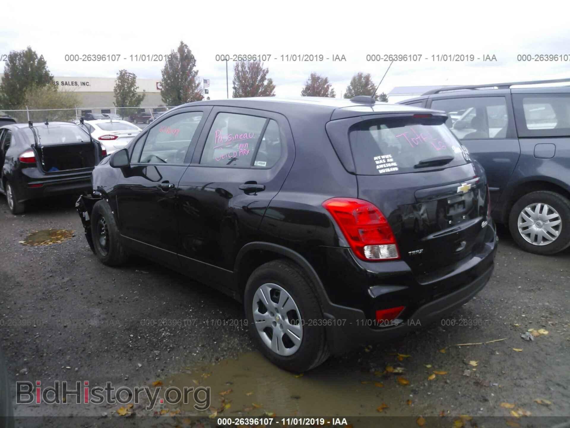 2017 CHEVROLET TRAX - VIN: 3GNCJKSB3HL245224 - Фото 3