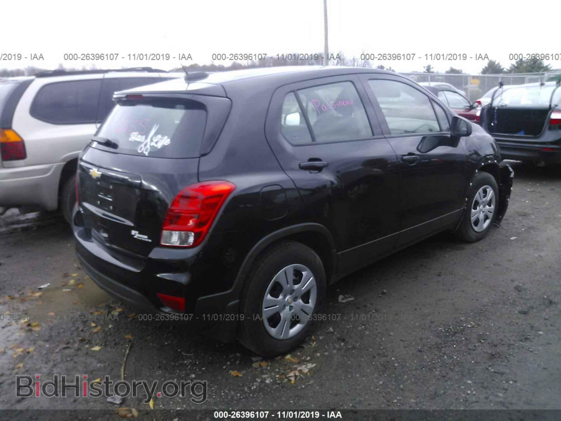 2017 CHEVROLET TRAX - VIN: 3GNCJKSB3HL245224 - Фото 4