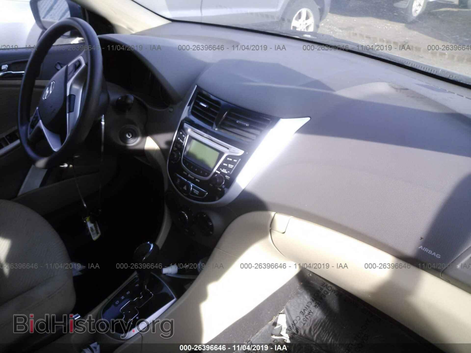 2012 HYUNDAI ACCENT - VIN: KMHCU4AE5CU079340 - Фото 5