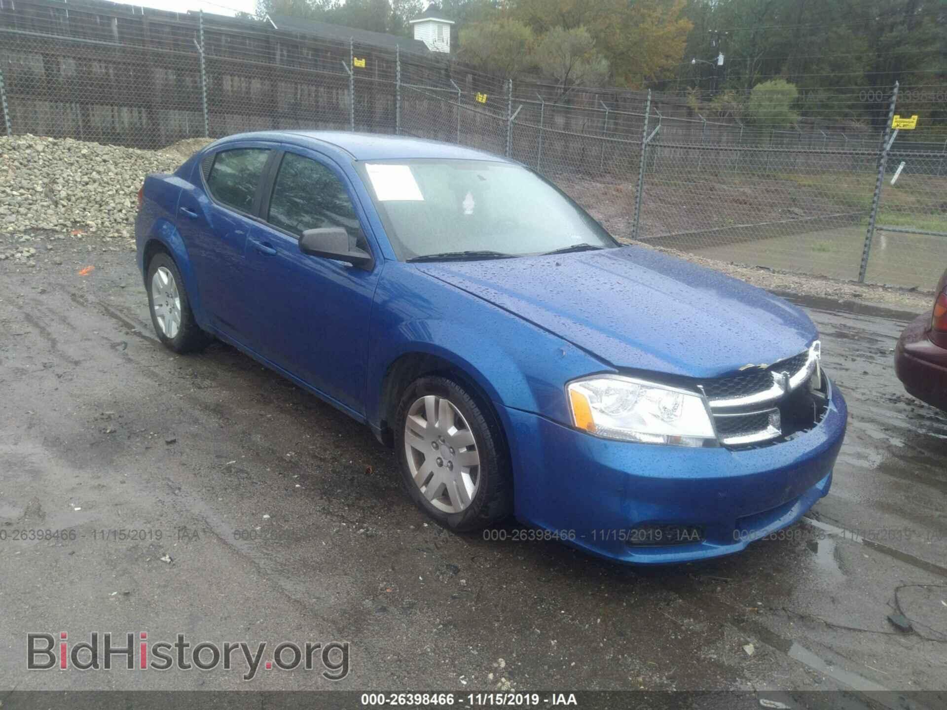 Photo 1C3CDZAB9DN537016 - DODGE AVENGER 2013