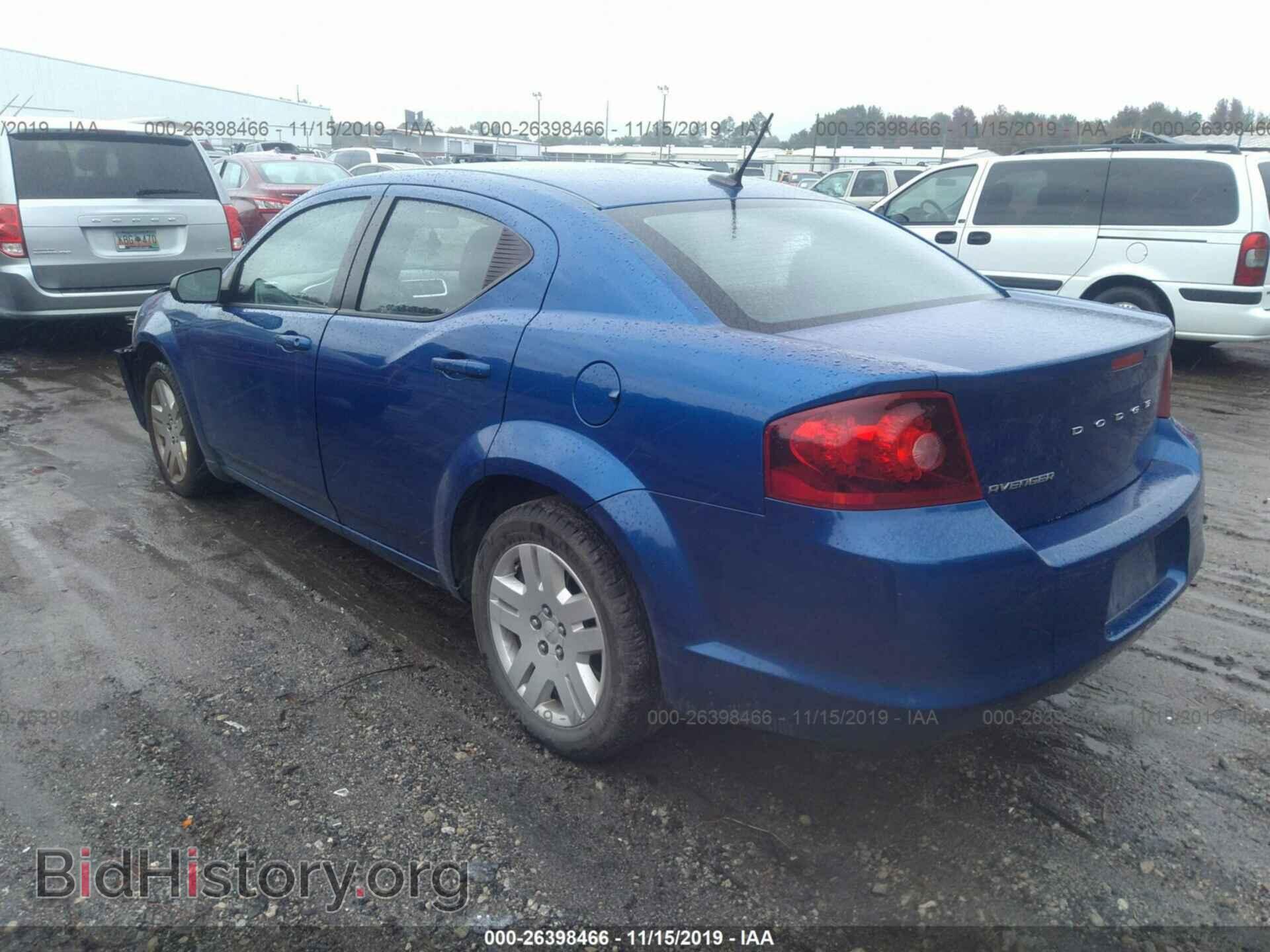 2013 DODGE AVENGER - VIN: 1C3CDZAB9DN537016 - Фото 3