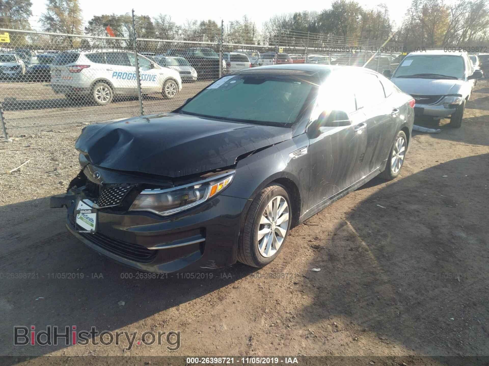 2016 KIA OPTIMA - VIN: 5XXGU4L32GG106975 - Фото 2