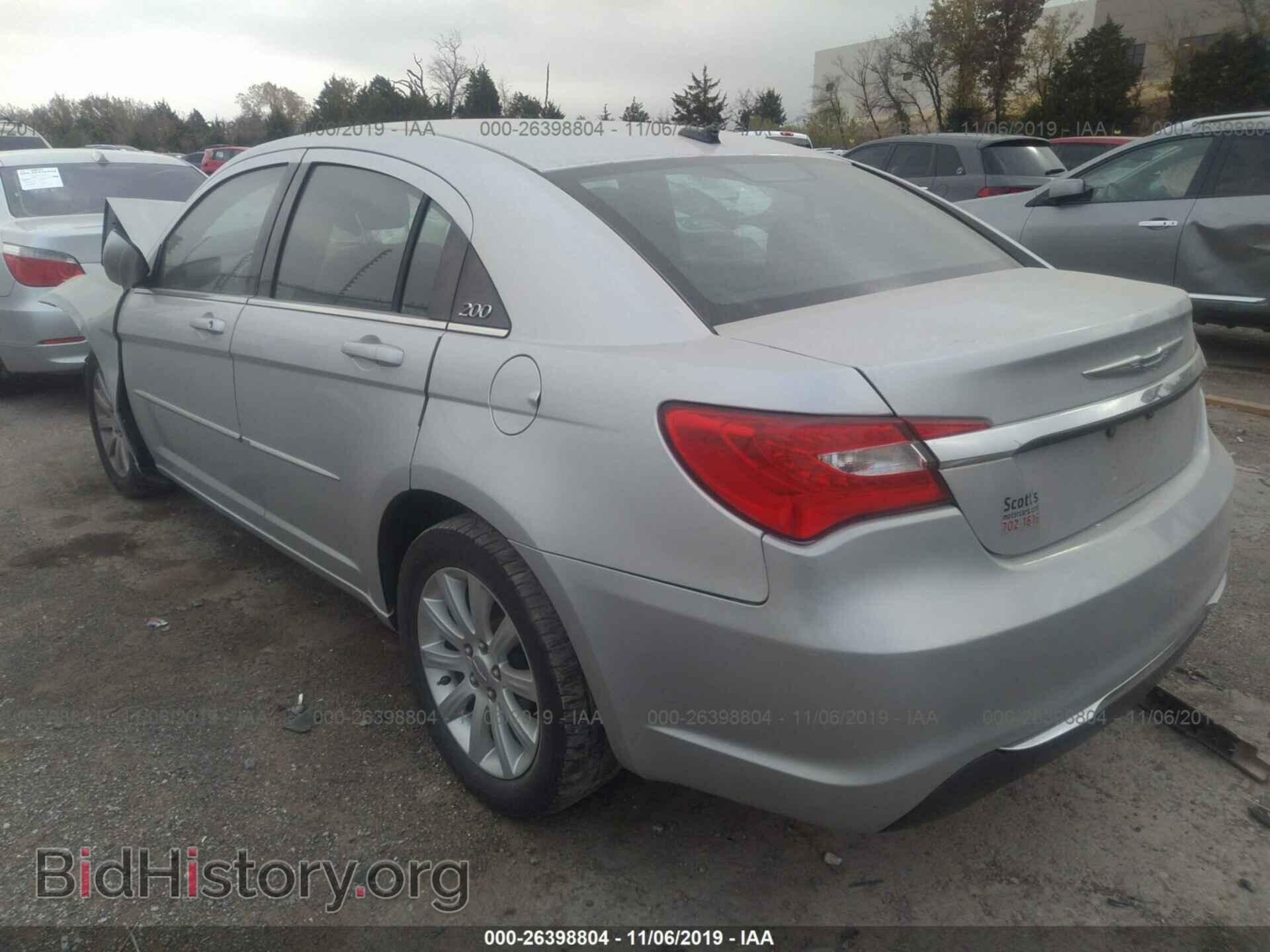2012 CHRYSLER 200 - VIN: 1C3CCBBB6CN170485 - Фото 3