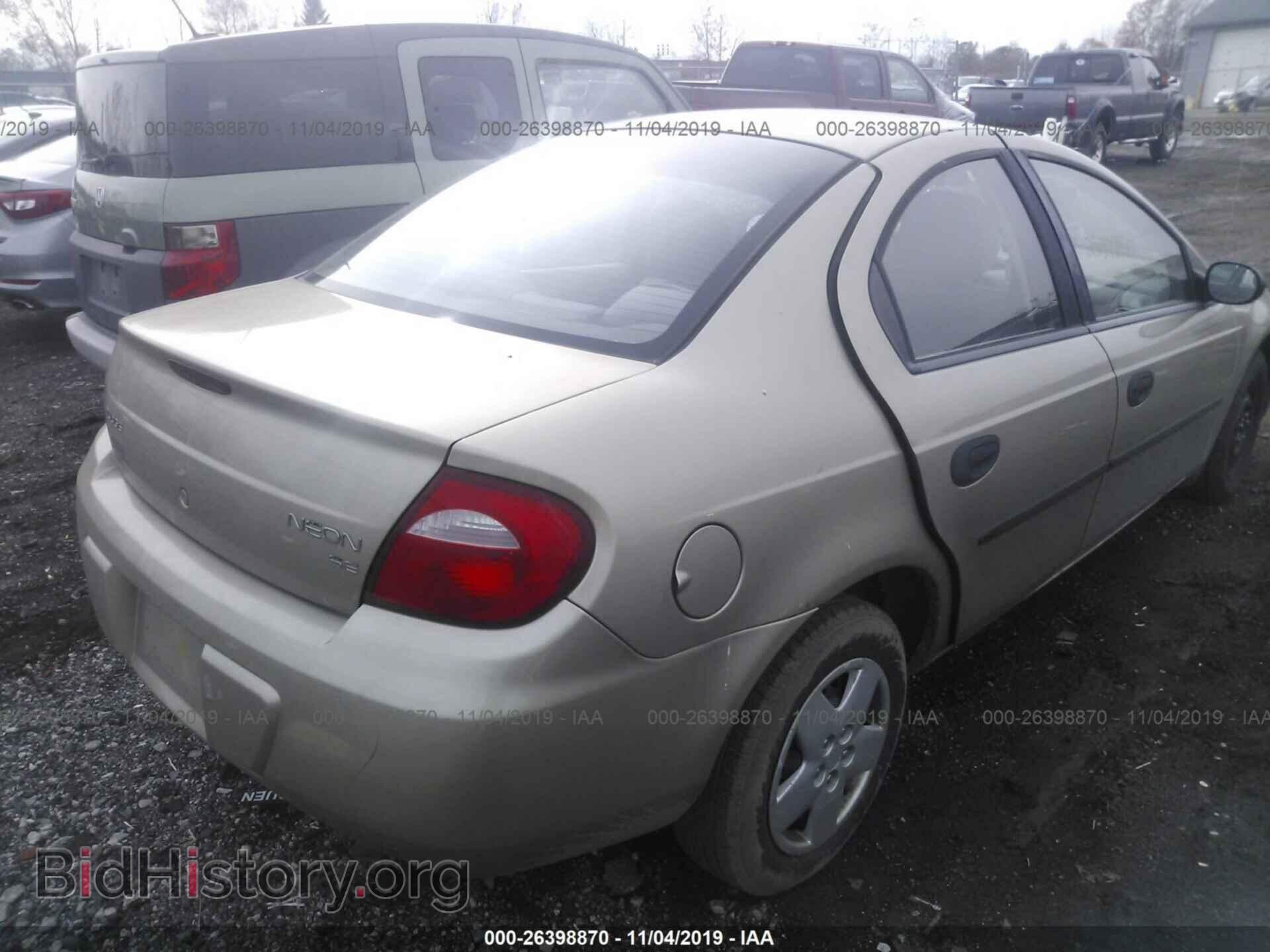 2003 DODGE NEON - VIN: 1B3ES26C13D200784 - Photo 4
