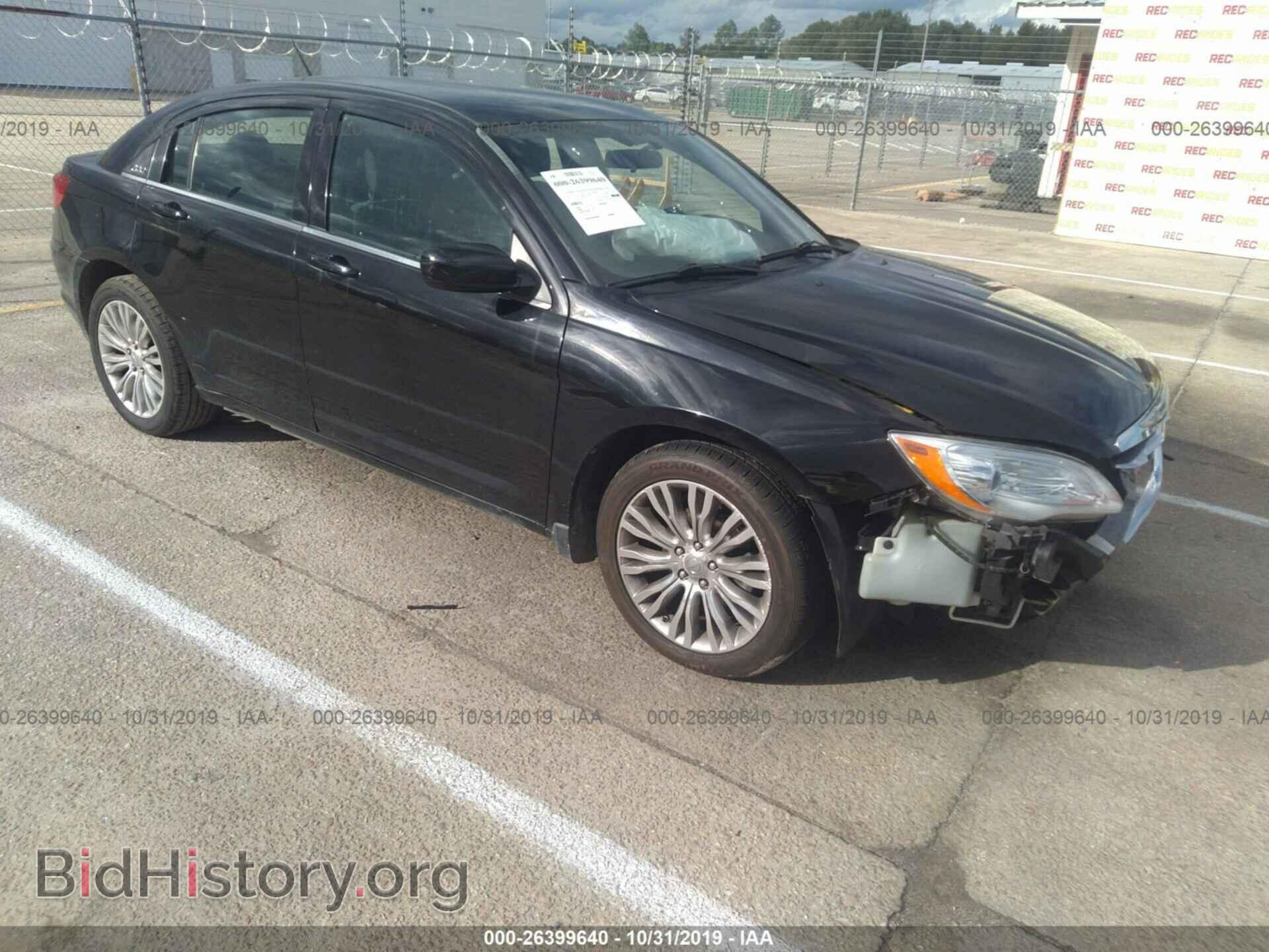 Фотография 1C3CCBAB3CN113419 - CHRYSLER 200 2012