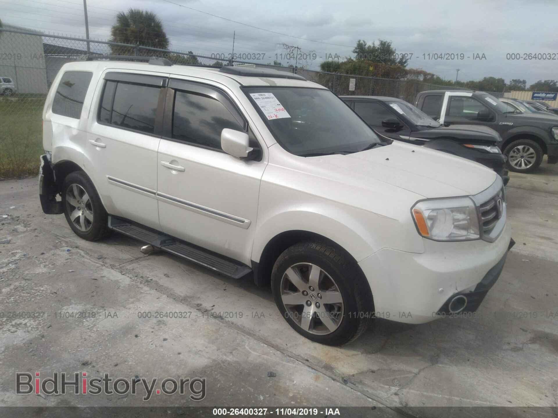 Photo 5FNYF3H98EB001492 - HONDA PILOT 2014