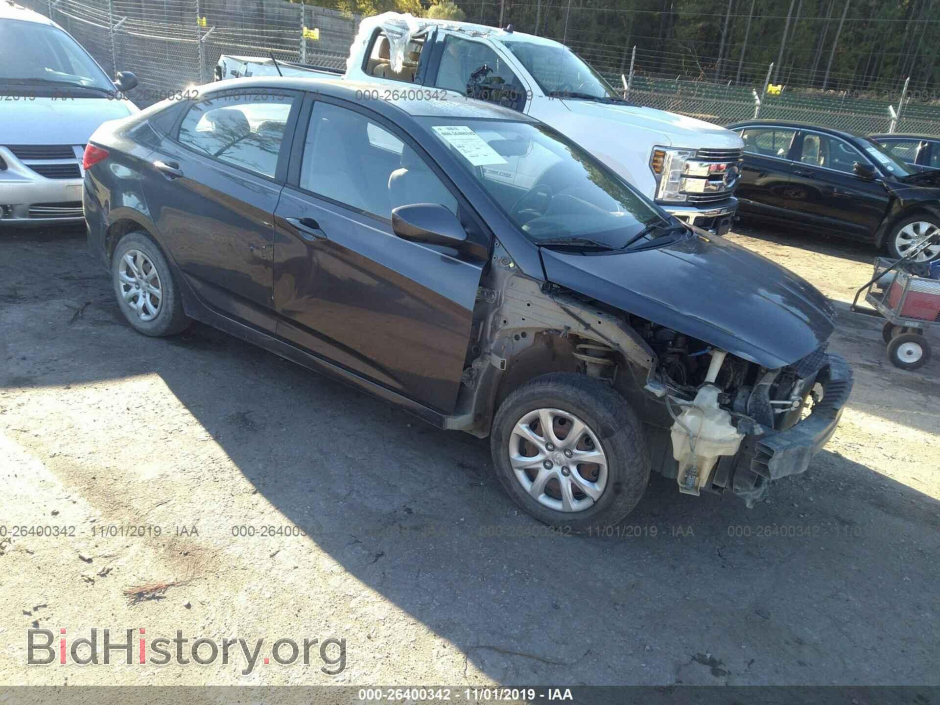 Фотография KMHCT4AE0DU398584 - HYUNDAI ACCENT 2013