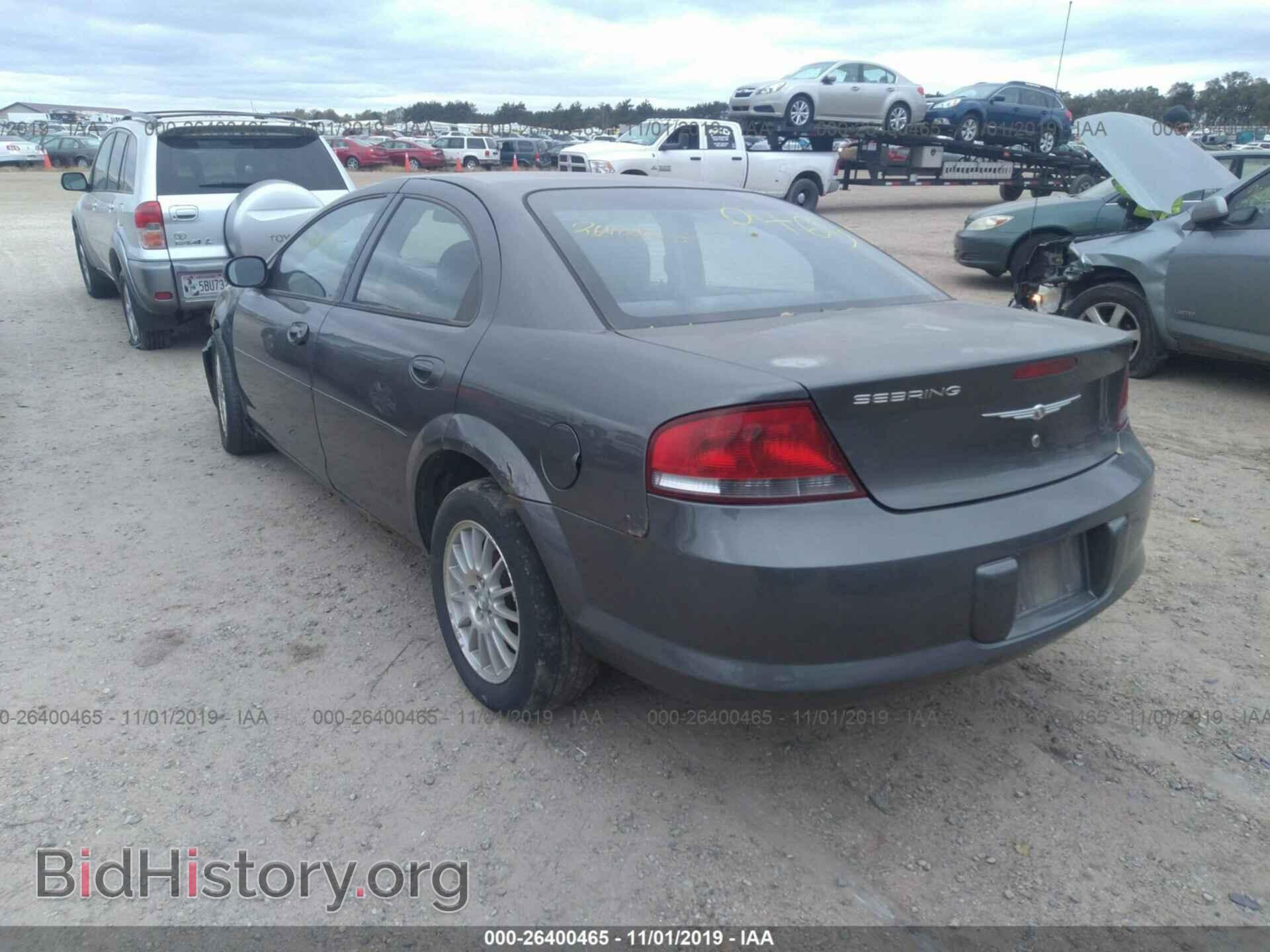 2004 CHRYSLER SEBRING - VIN: 1C3EL46X14N259957 - Фото 3