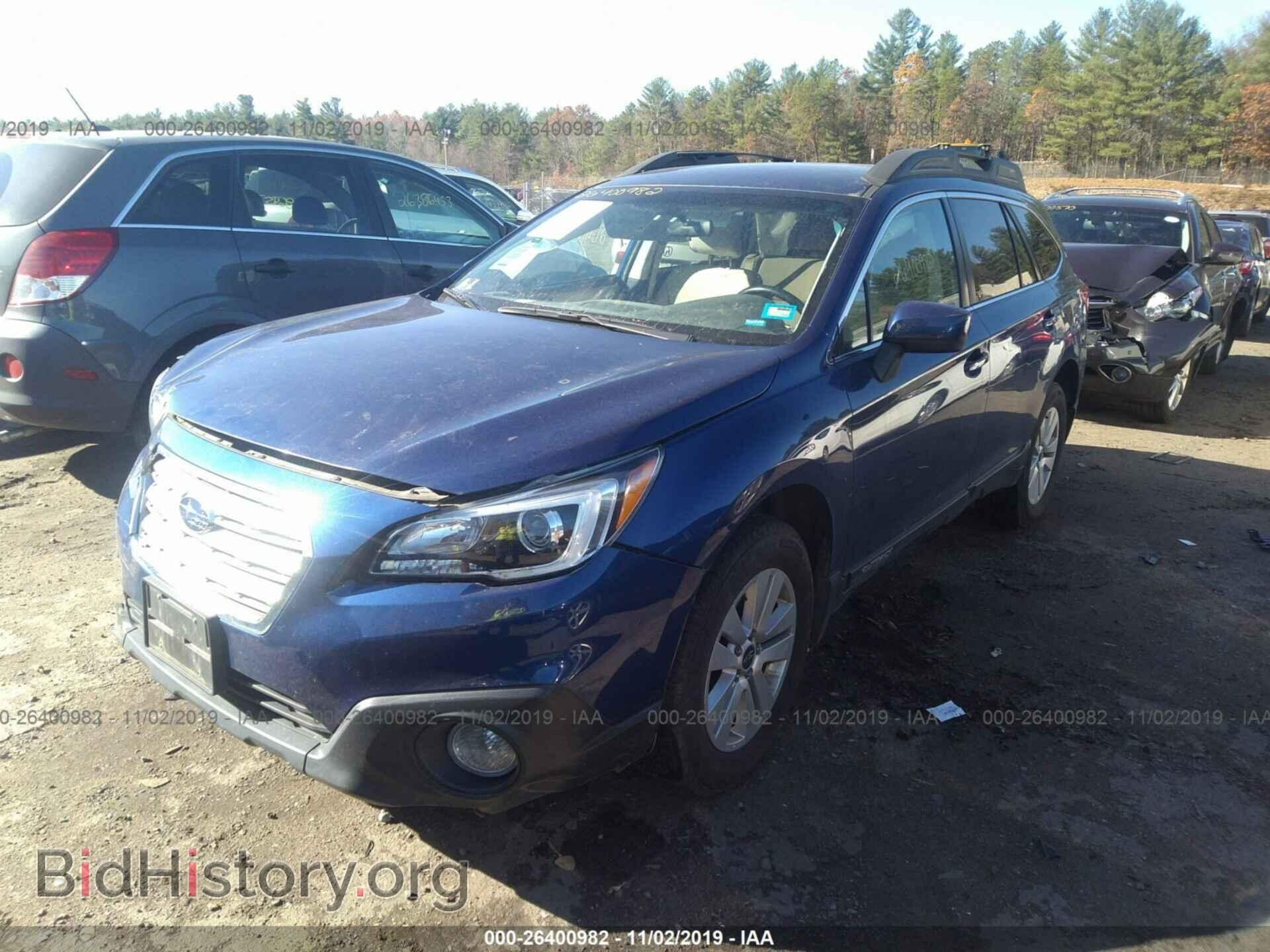 2016 SUBARU OUTBACK - VIN: 4S4BSACC3G3248326 - Фото 2