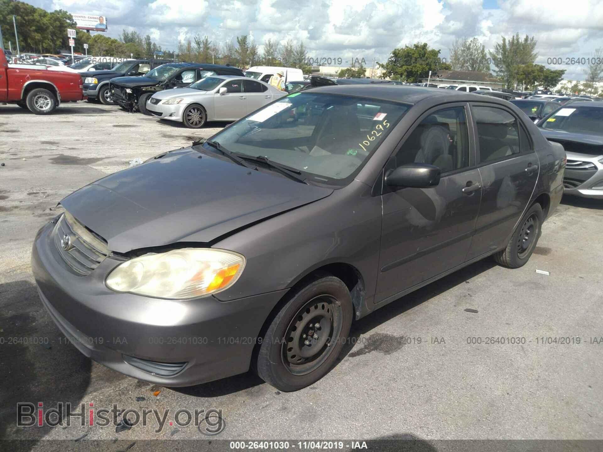 2003 TOYOTA COROLLA - VIN: 1NXBR32E13Z106295 - Фото 2