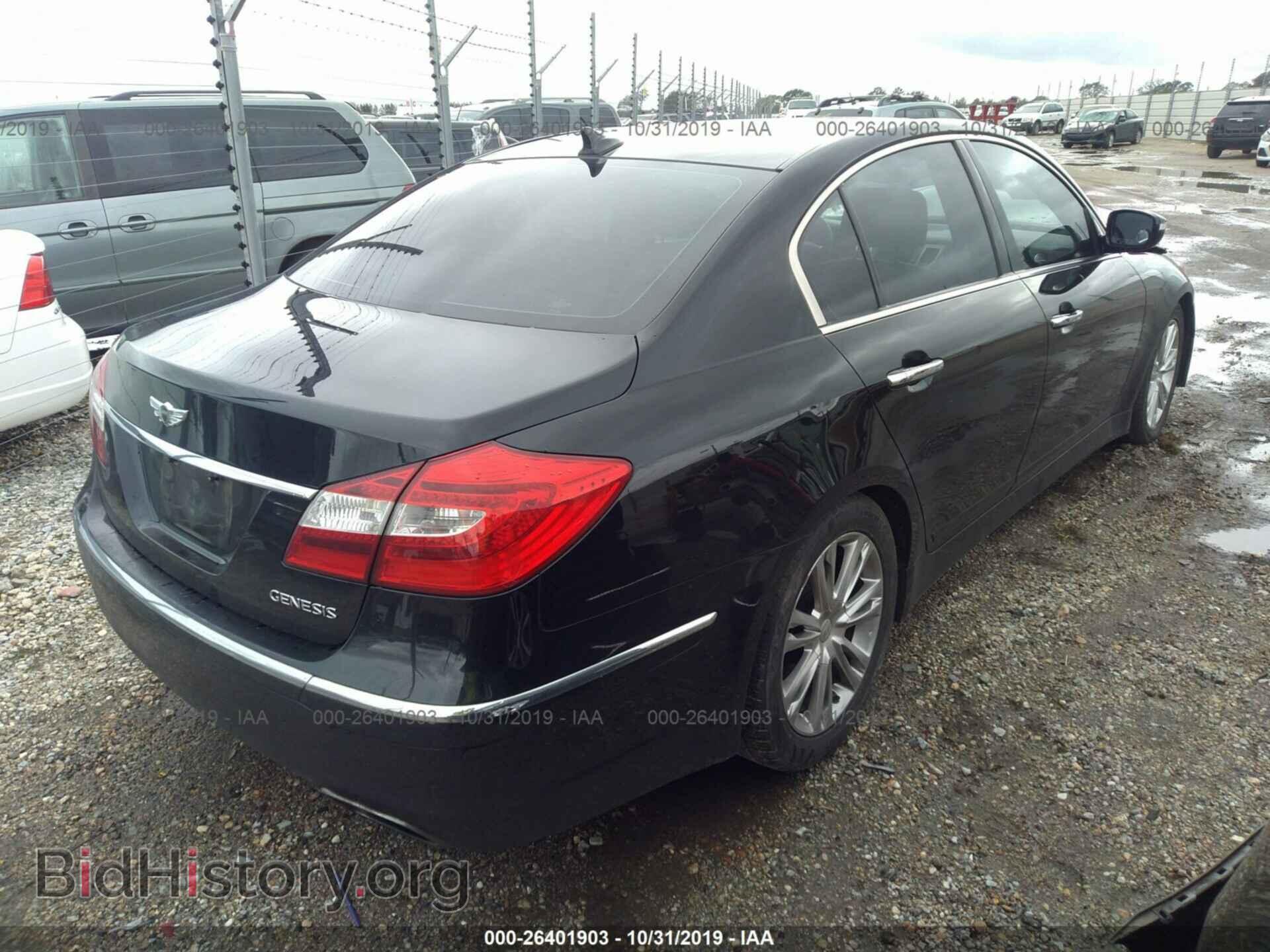 2012 HYUNDAI GENESIS - VIN: KMHGC4DD9CU196295 - Фото 4