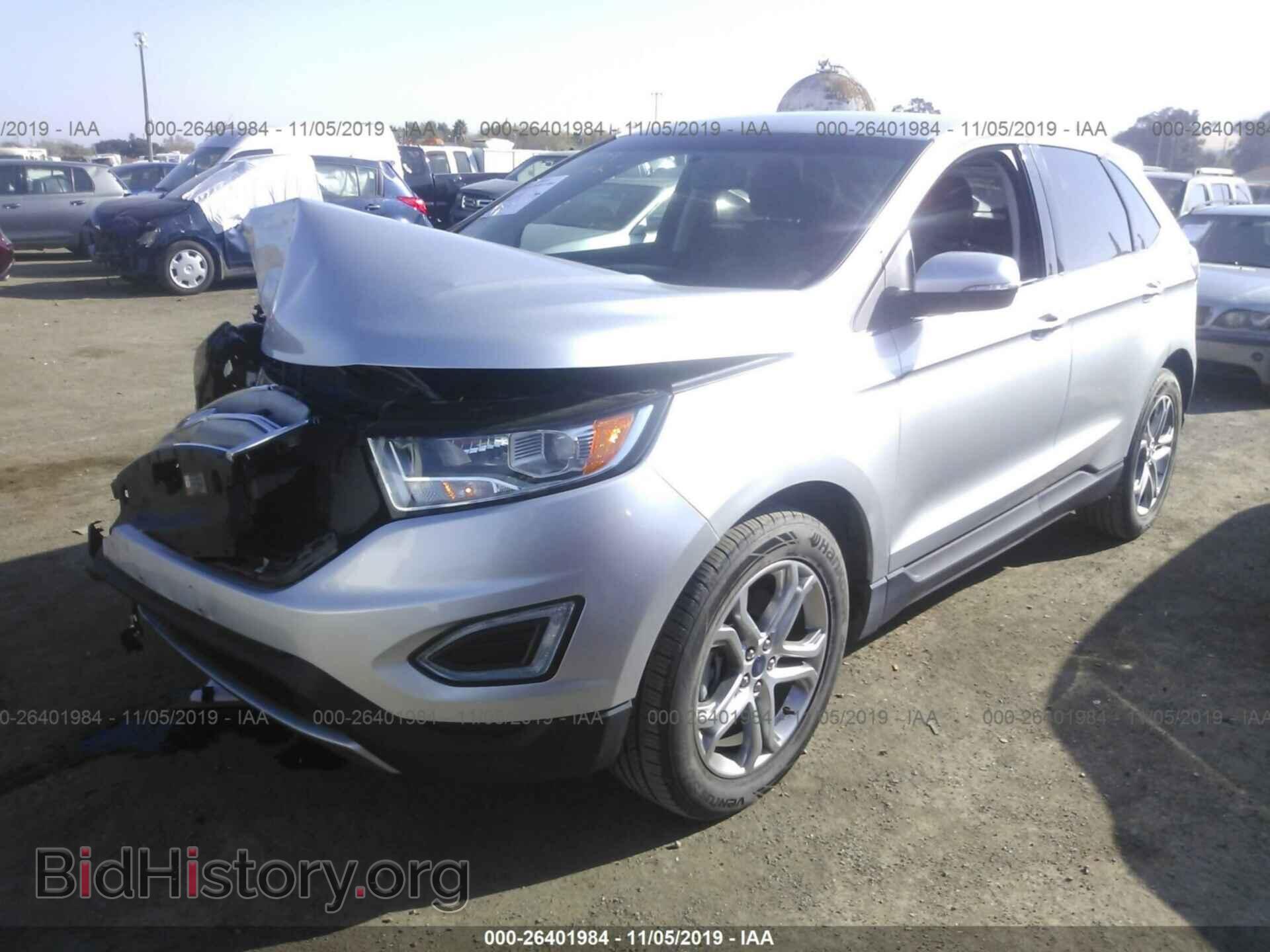 2016 FORD EDGE - VIN: 2FMPK4K92GBB11942 - Фото 2