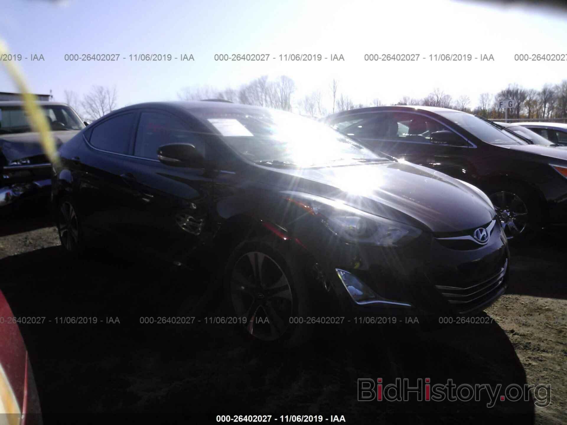 Photo KMHDH4AH8EU159849 - HYUNDAI ELANTRA 2014