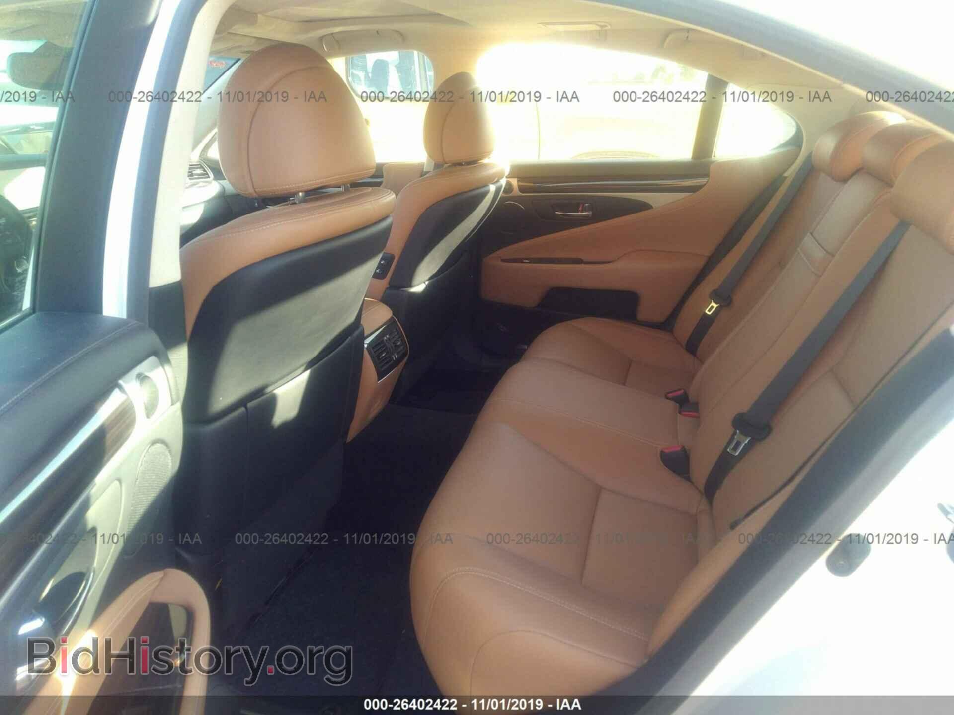 2013 LEXUS LS - VIN: JTHBL5EF9D5119036 - Photo 8