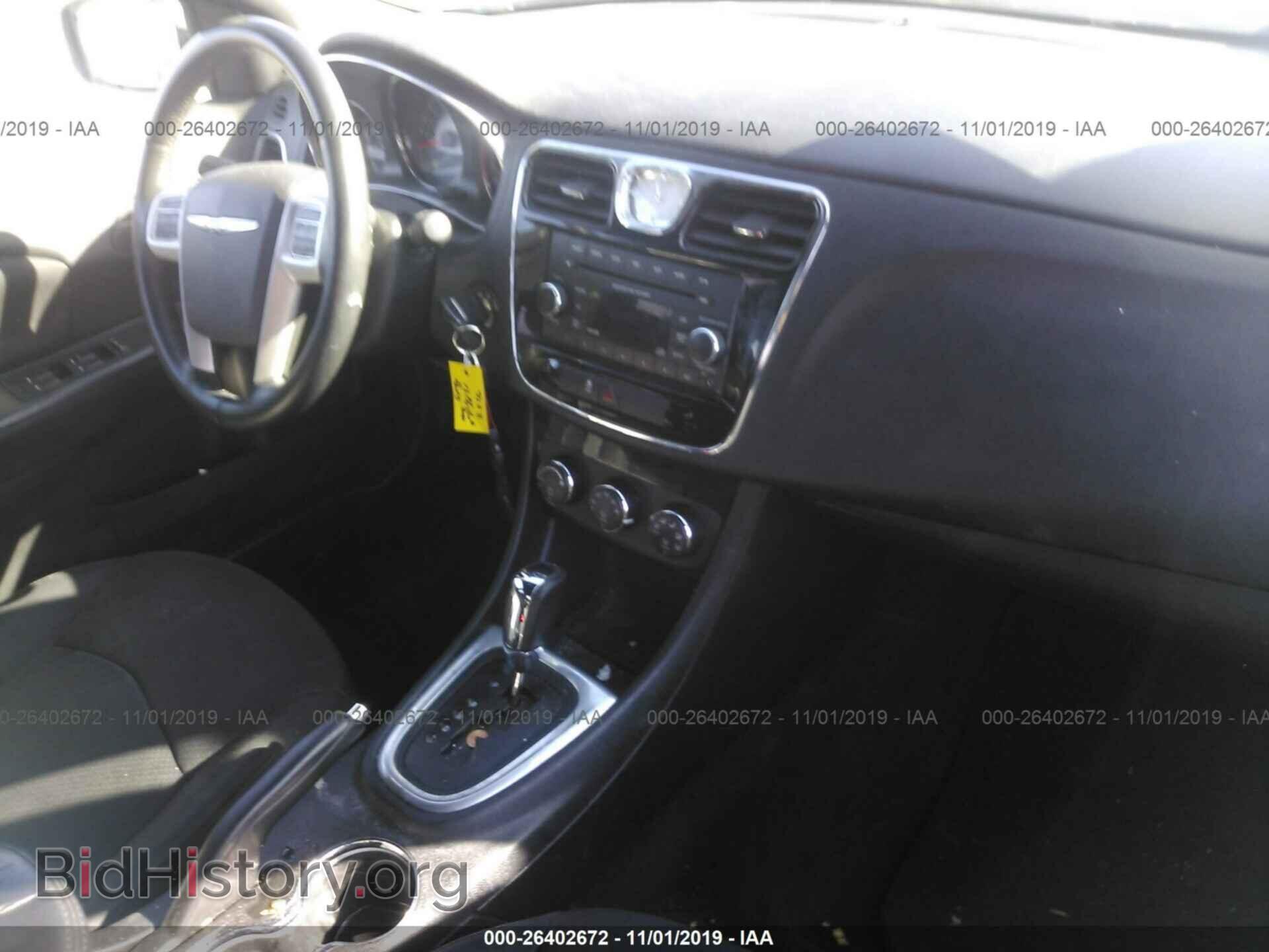 2013 CHRYSLER 200 - VIN: 1C3CCBBB6DN598624 - Фото 5