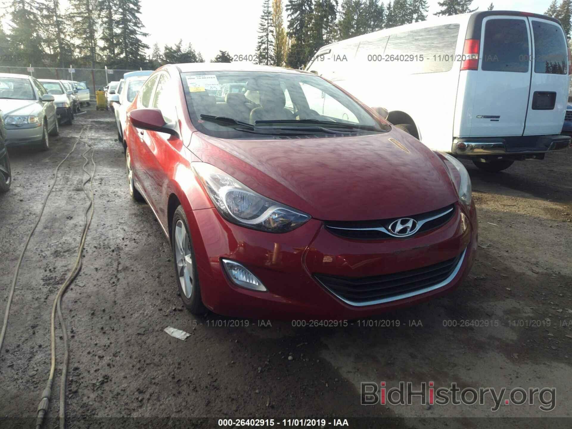 Фотография KMHDH4AE3CU409954 - HYUNDAI ELANTRA 2012