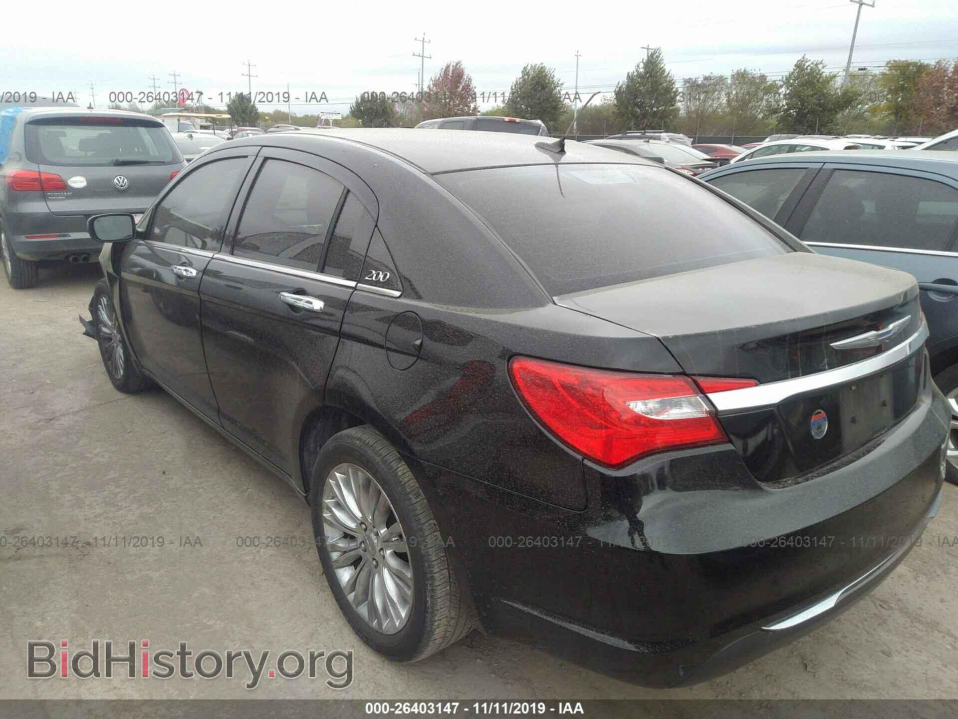 2012 CHRYSLER 200 - VIN: 1C3CCBCG4CN210377 - Фото 3