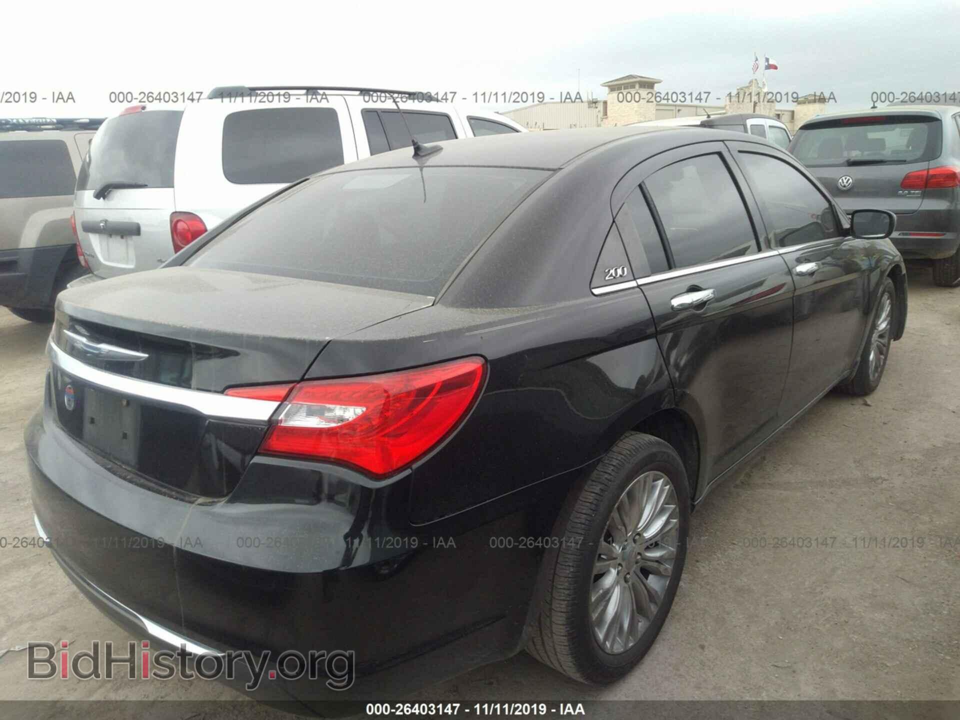 2012 CHRYSLER 200 - VIN: 1C3CCBCG4CN210377 - Фото 4