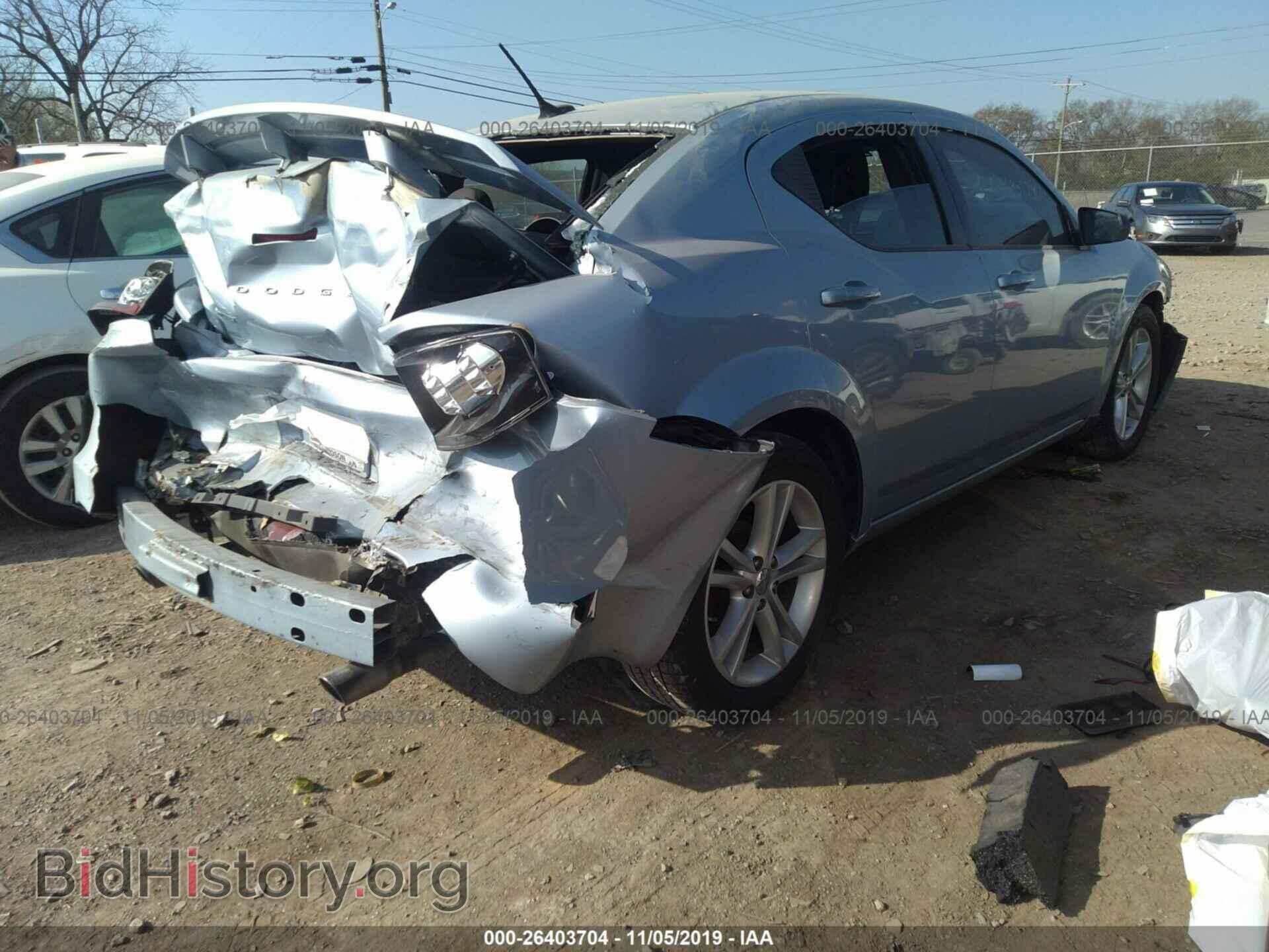 2013 DODGE AVENGER - VIN: 1C3CDZAG6DN768922 - Фото 4