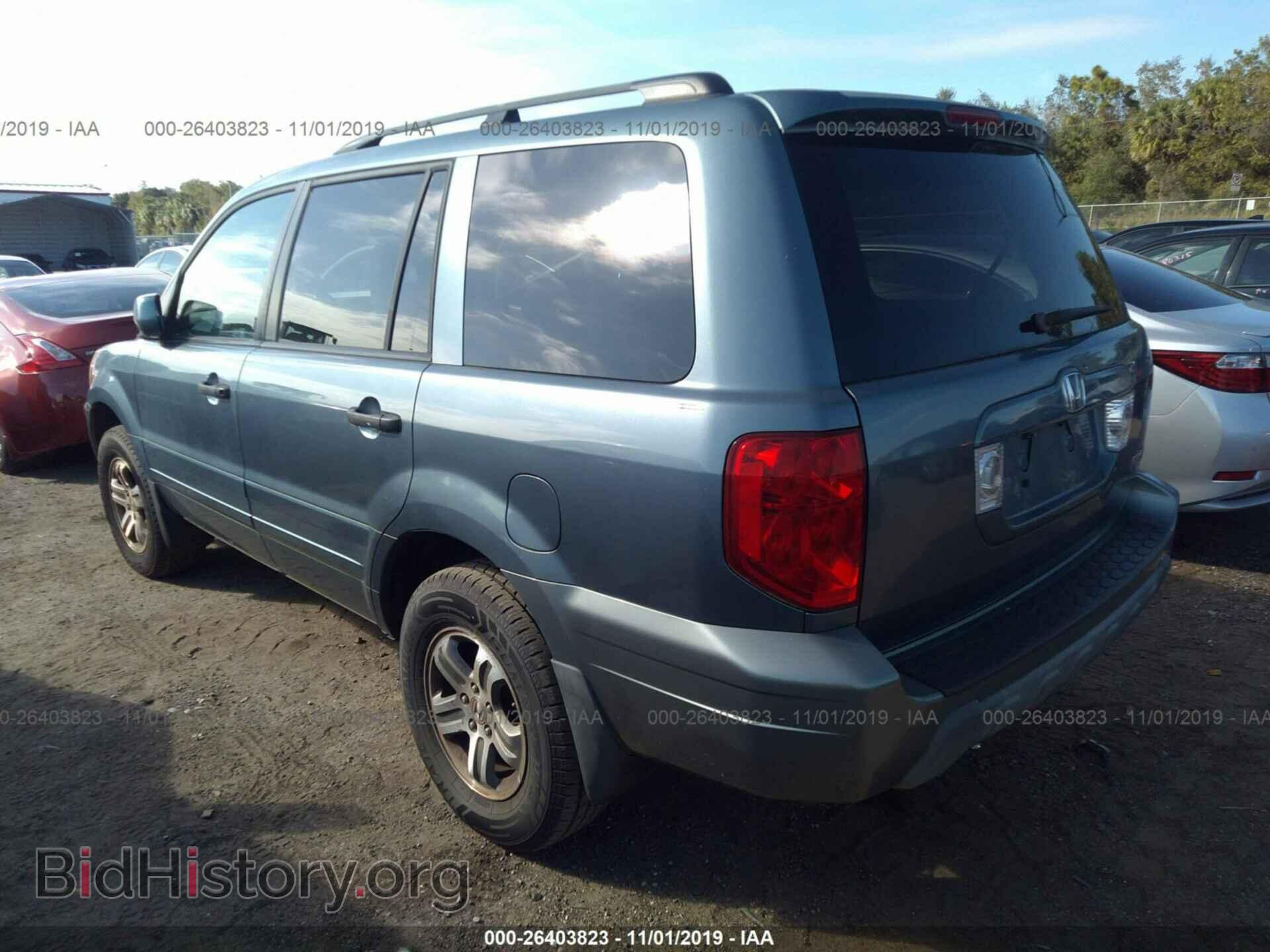 2005 HONDA PILOT - VIN: 5FNYF18545B017089 - Фото 3