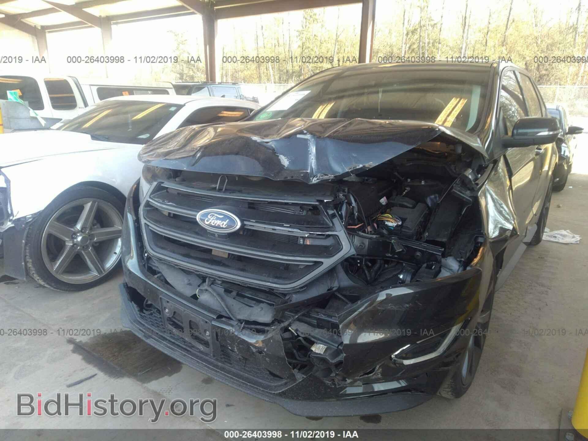 2015 FORD EDGE - VIN: 2FMPK4AP1FBB67711 - Фото 2