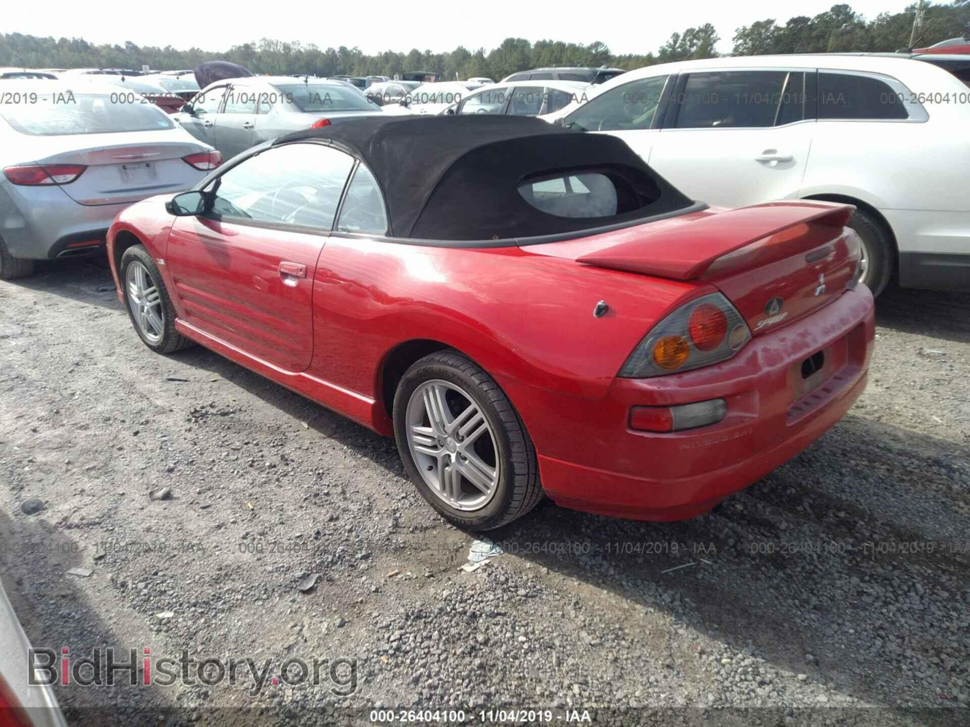 2003 MITSUBISHI ECLIPSE - VIN: 4A3AE55H93E024058 - Photo 3