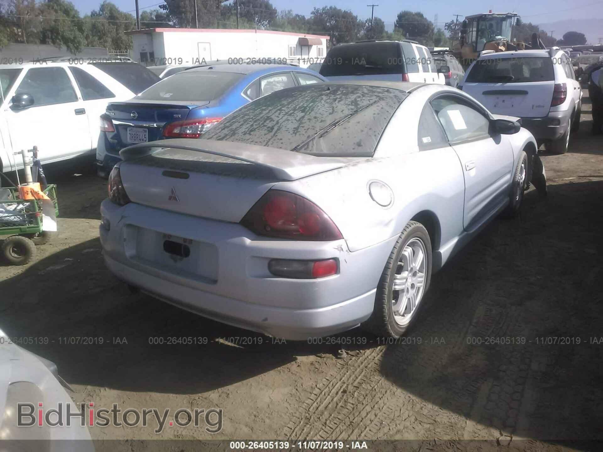 2001 MITSUBISHI ECLIPSE - VIN: 4A3AC54H21E108436 - Фото 4