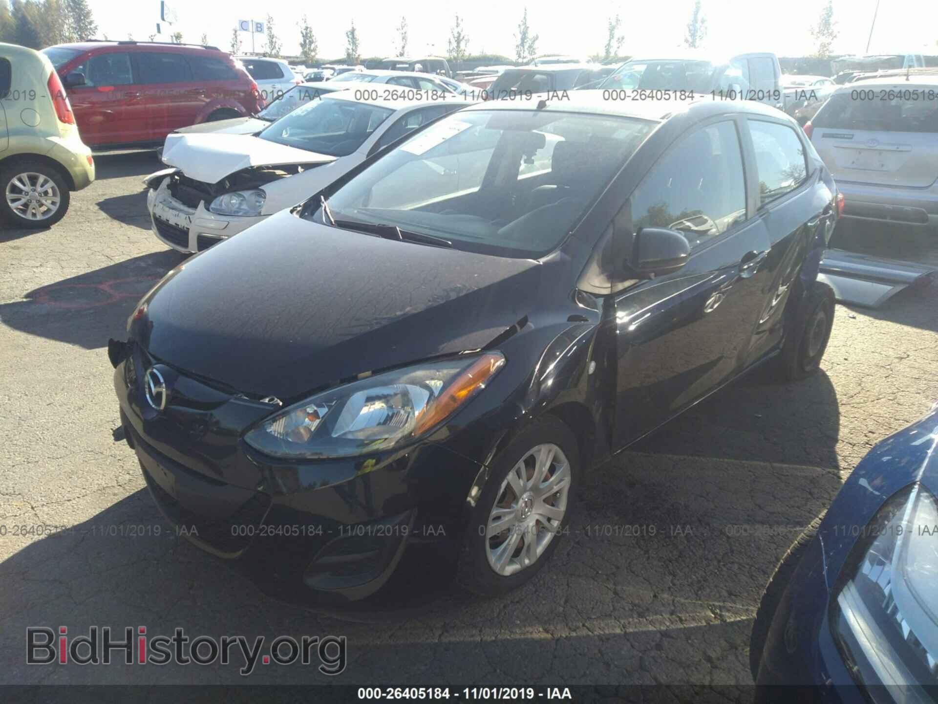 2013 MAZDA MAZDA2 - VIN: JM1DE1KZ8D0153218 - Фото 2