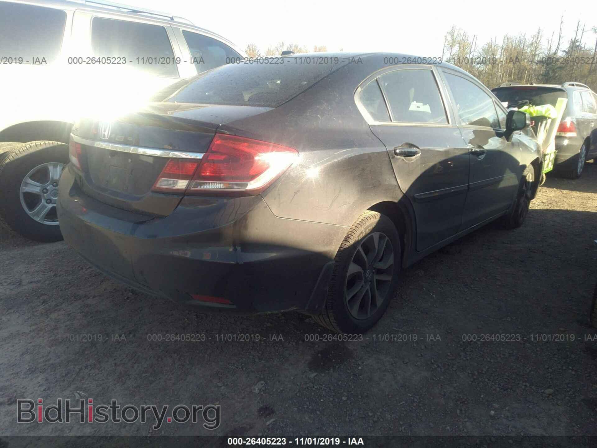 2013 HONDA CIVIC - VIN: 19XFB2F93DE204469 - Фото 4