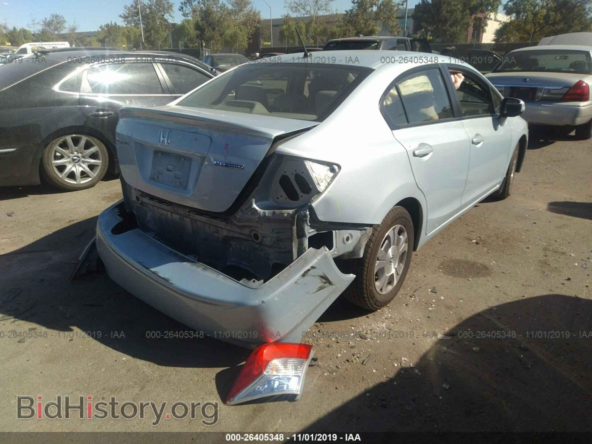 2012 HONDA CIVIC - VIN: JHMFB4F34CS009465 - Фото 4