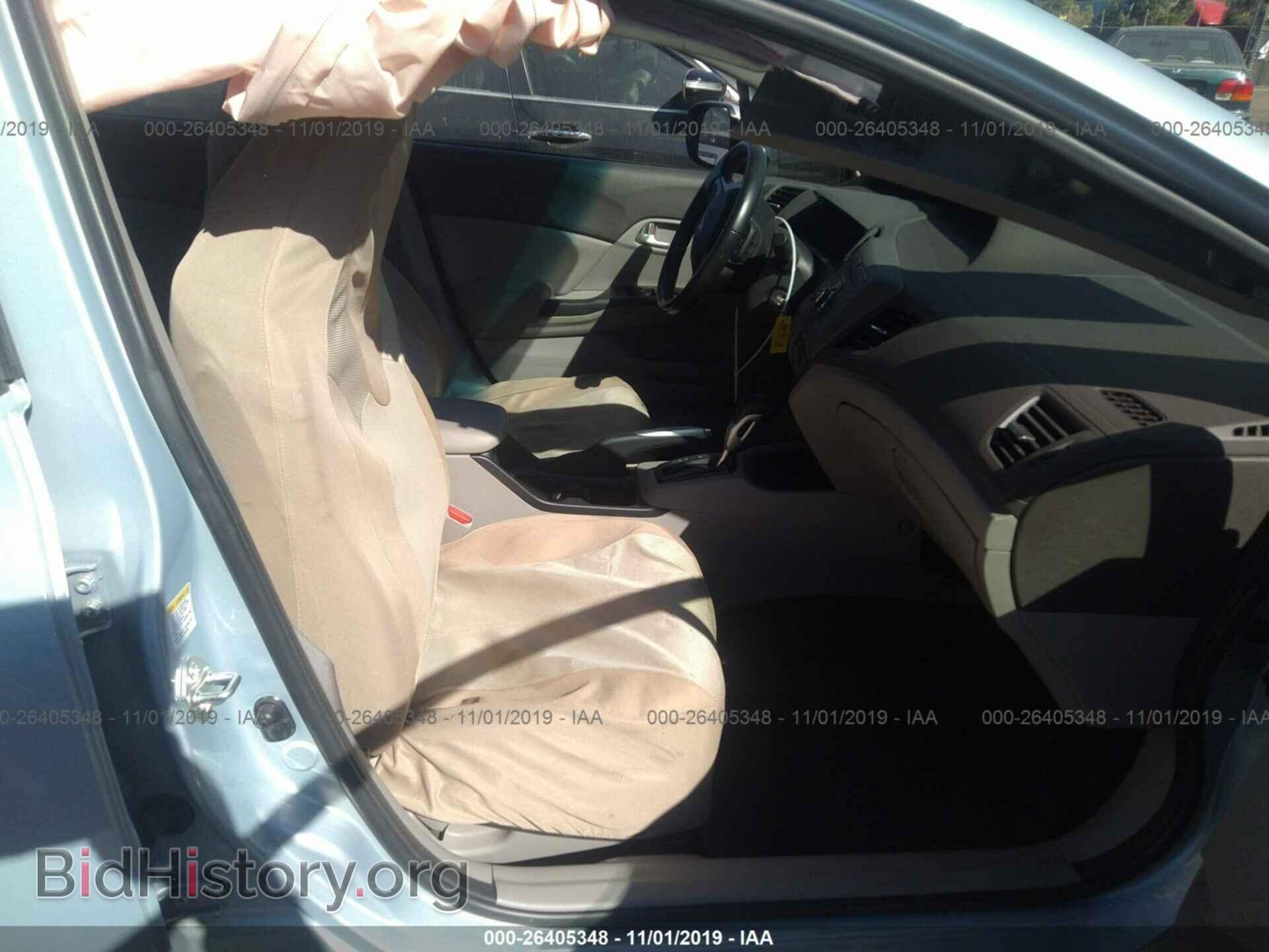 2012 HONDA CIVIC - VIN: JHMFB4F34CS009465 - Фото 5