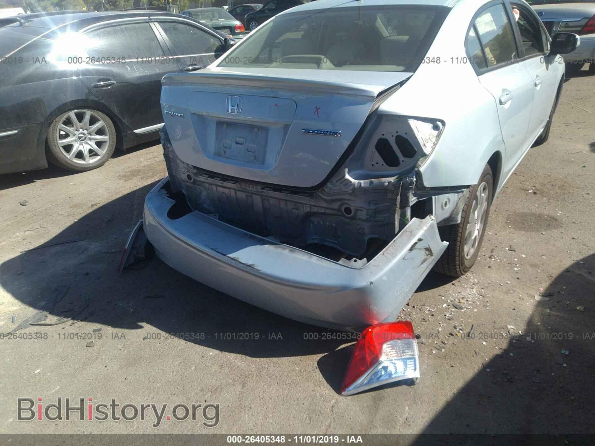 2012 HONDA CIVIC - VIN: JHMFB4F34CS009465 - Фото 6