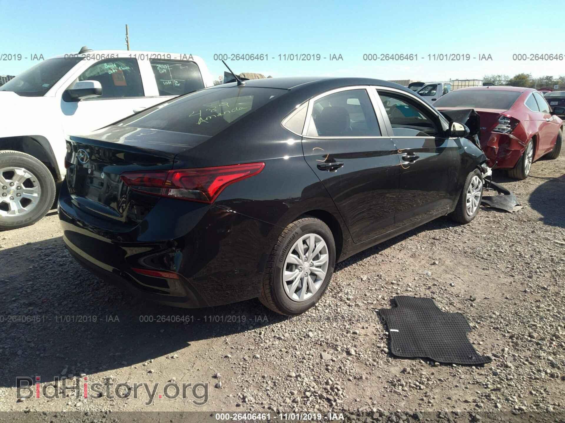 2019 HYUNDAI ACCENT - VIN: 3KPC24A39KE052678 - Фото 4