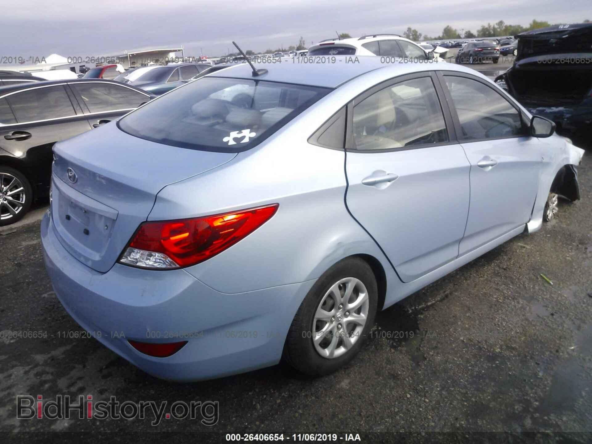 2013 HYUNDAI ACCENT - VIN: KMHCT4AE2DU475925 - Фото 4