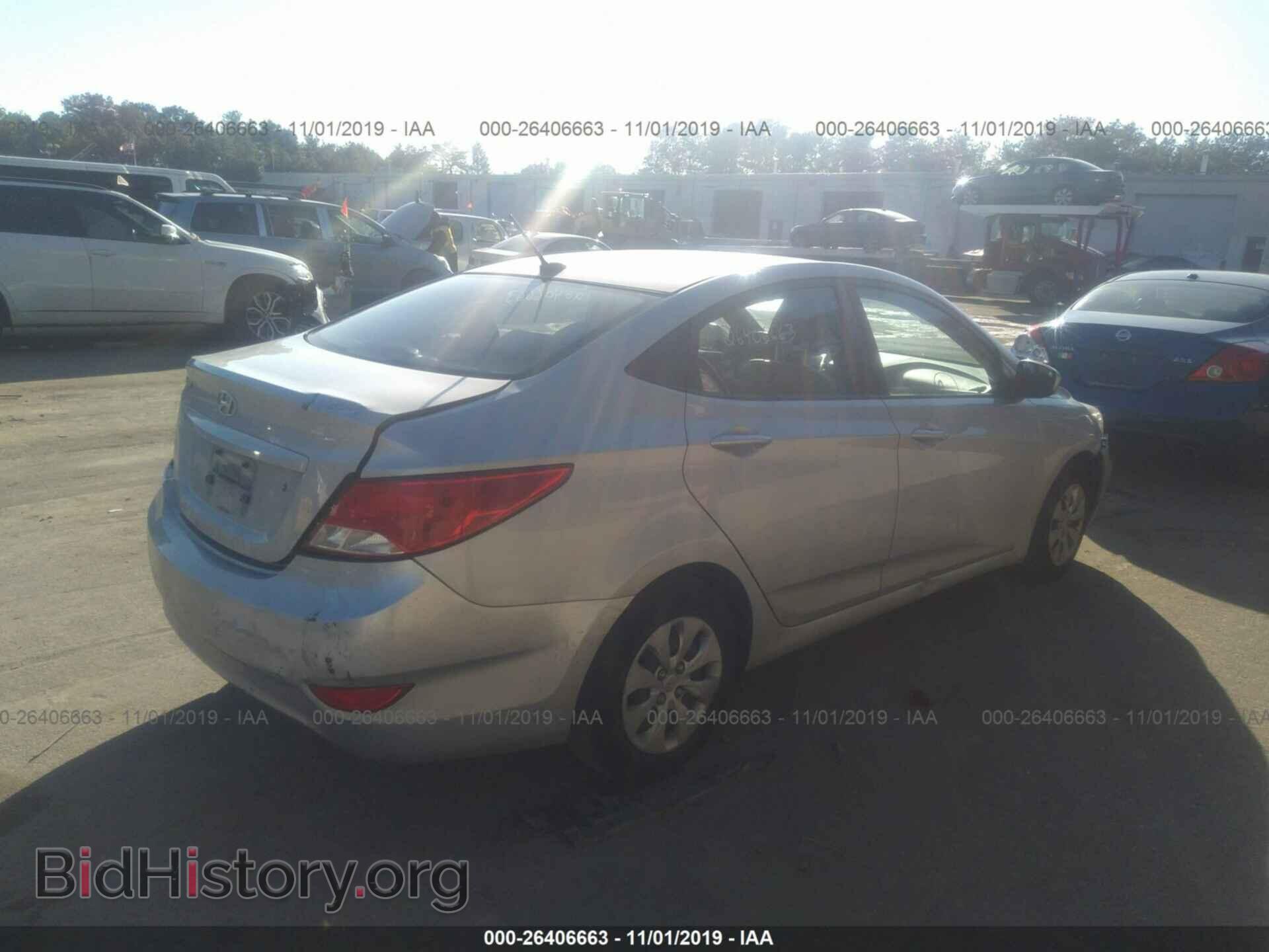 2016 HYUNDAI ACCENT - VIN: KMHCT4AE0GU122278 - Фото 4