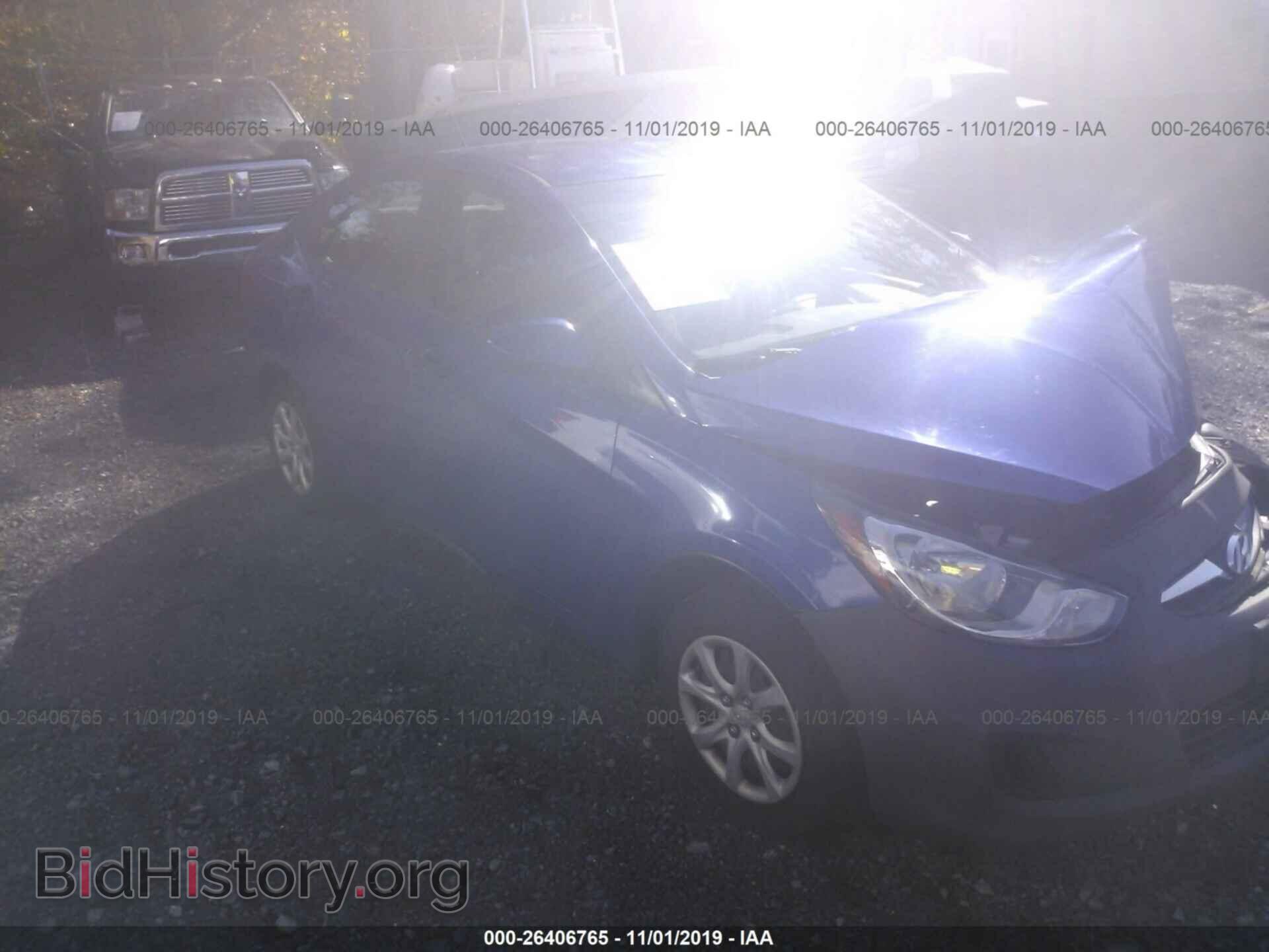 Photo KMHCT4AEXCU053562 - HYUNDAI ACCENT 2012